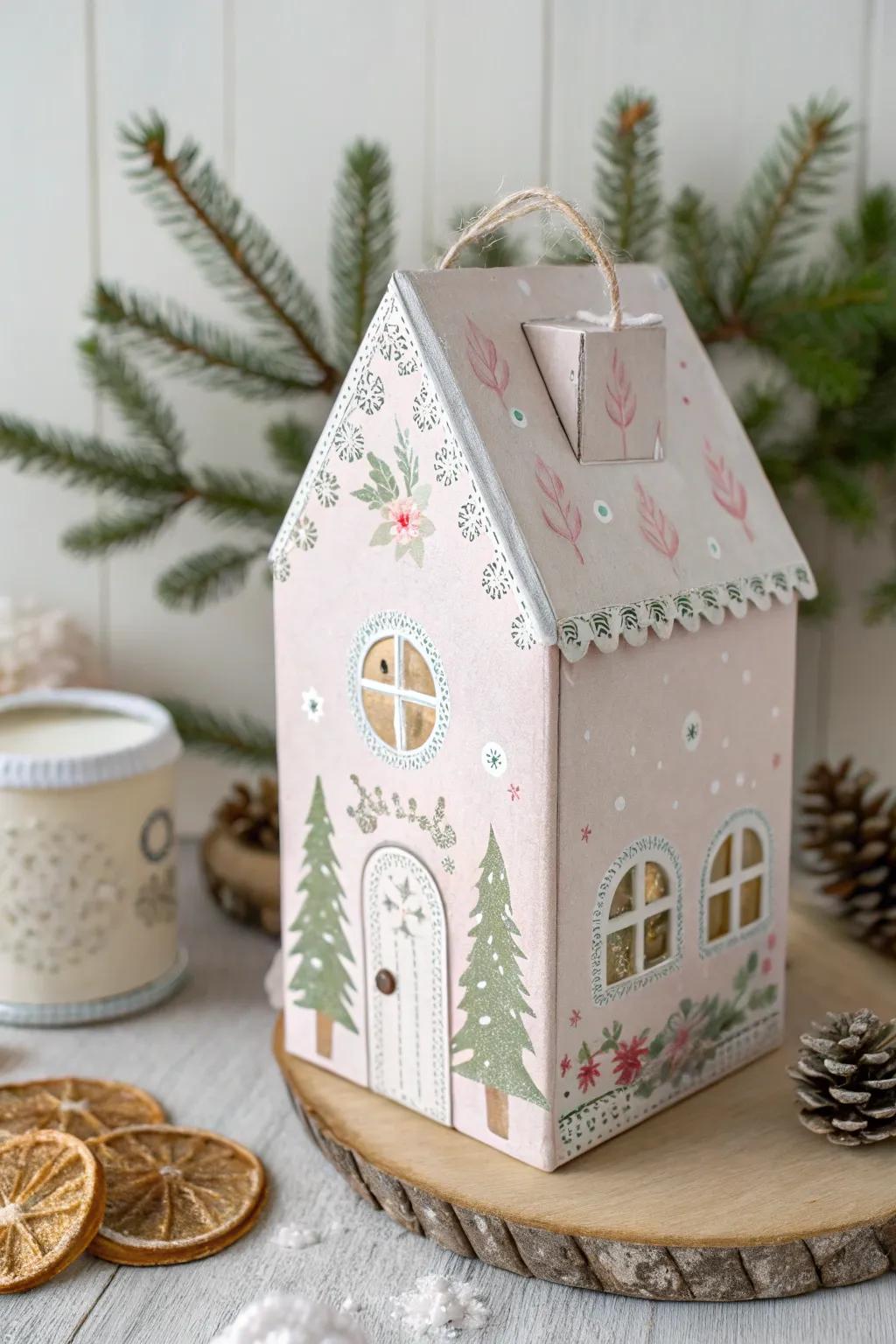 Transform milk cartons into enchanting Christmas hamlet houses—eco-friendly elegance meets Scandinavian simplicity.