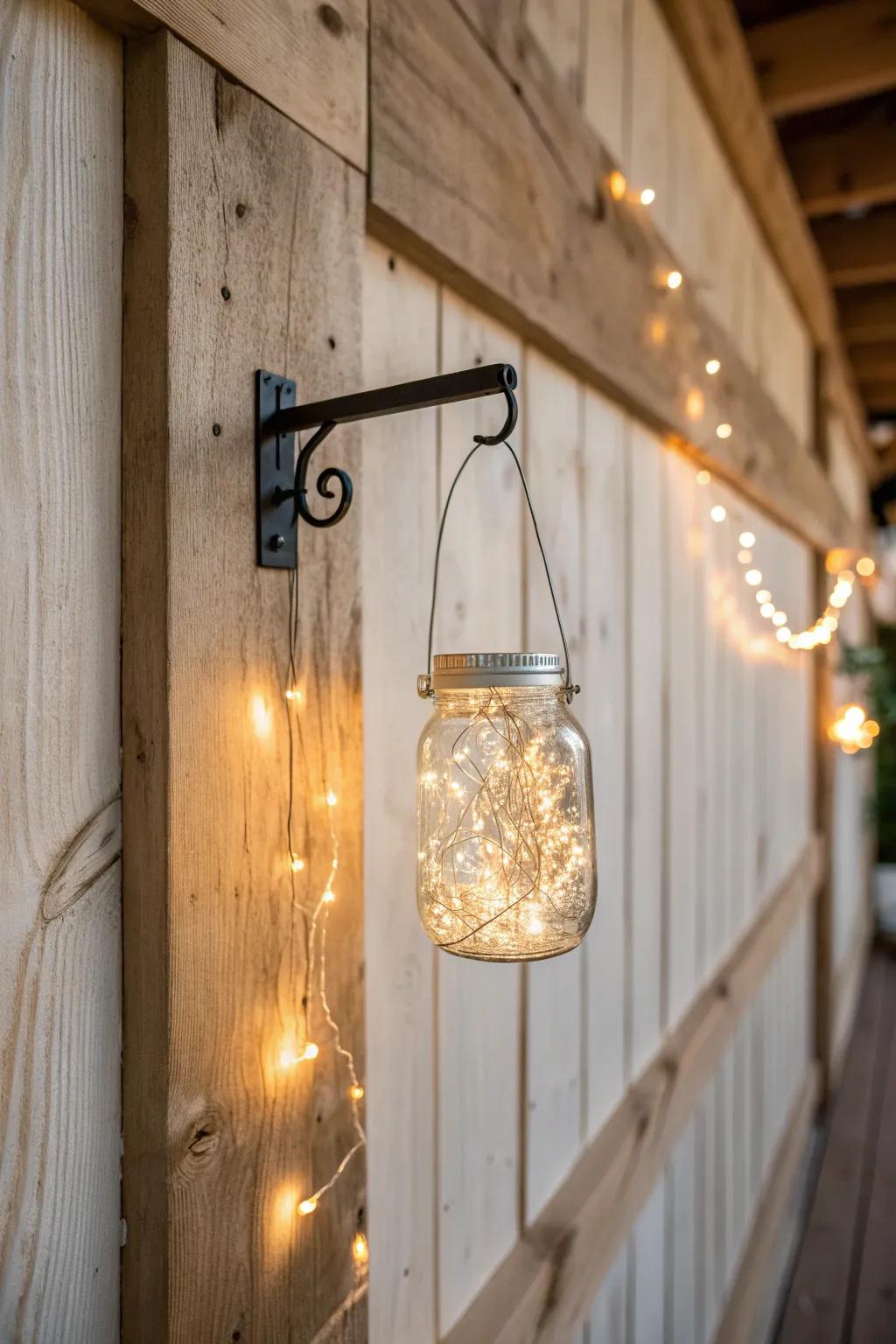 Illuminate your space with the cozy charm of a DIY Mason Jar Sconce.