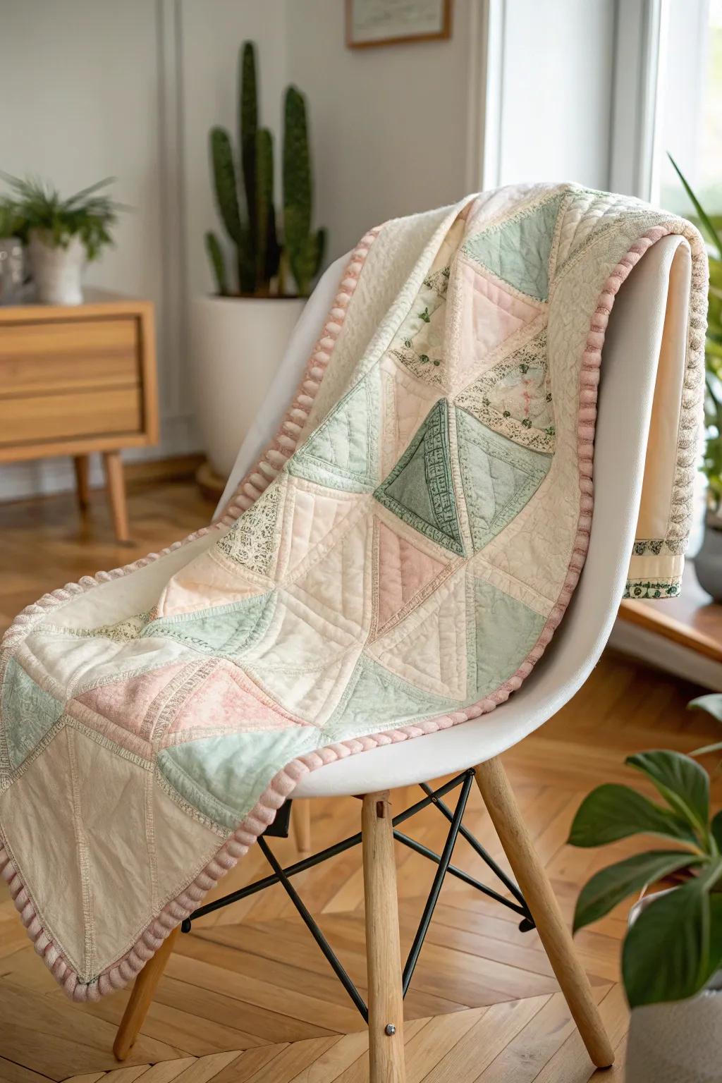 Envelop your loved ones in warmth and affection with a handcrafted layered covering.