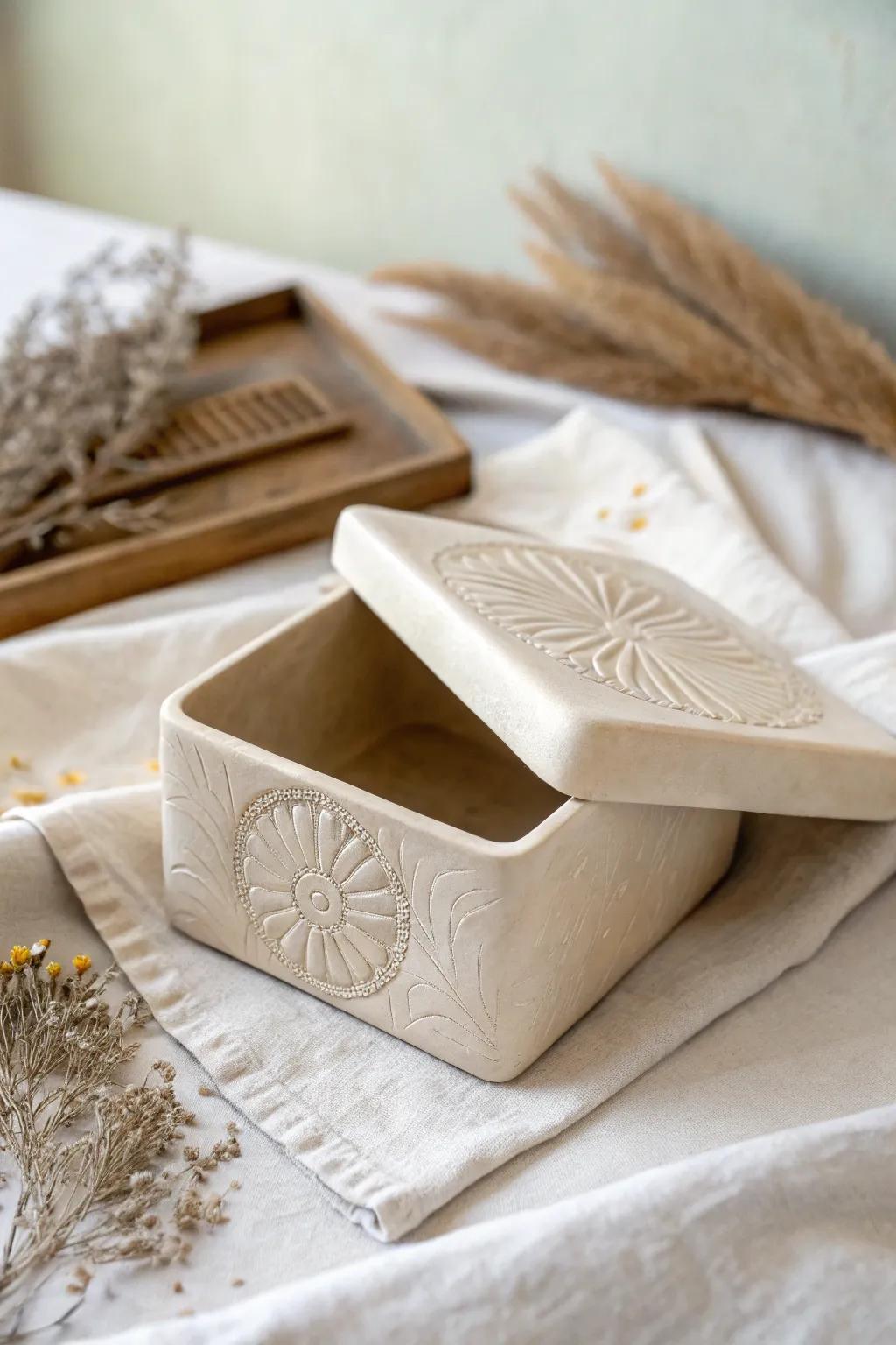 Discover the elegance of simplicity with a touch of intrigue in this minimalist concealed interior box.