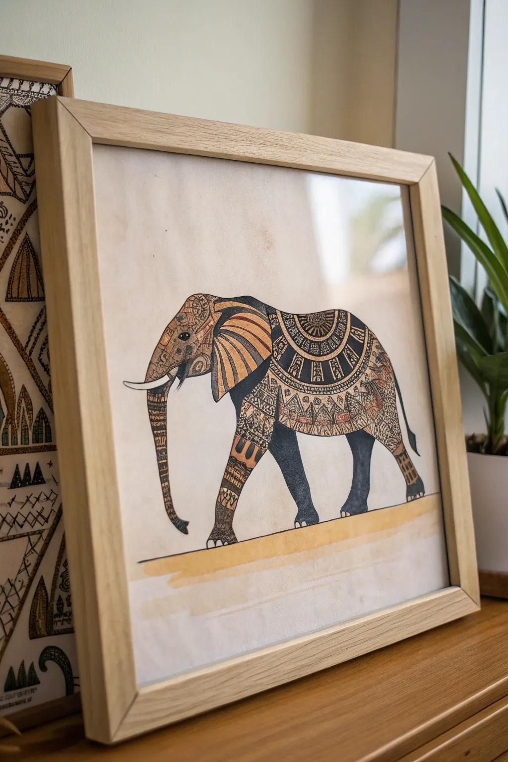 Bring tribal marked animals to your place, using art to meet exotic artistry.