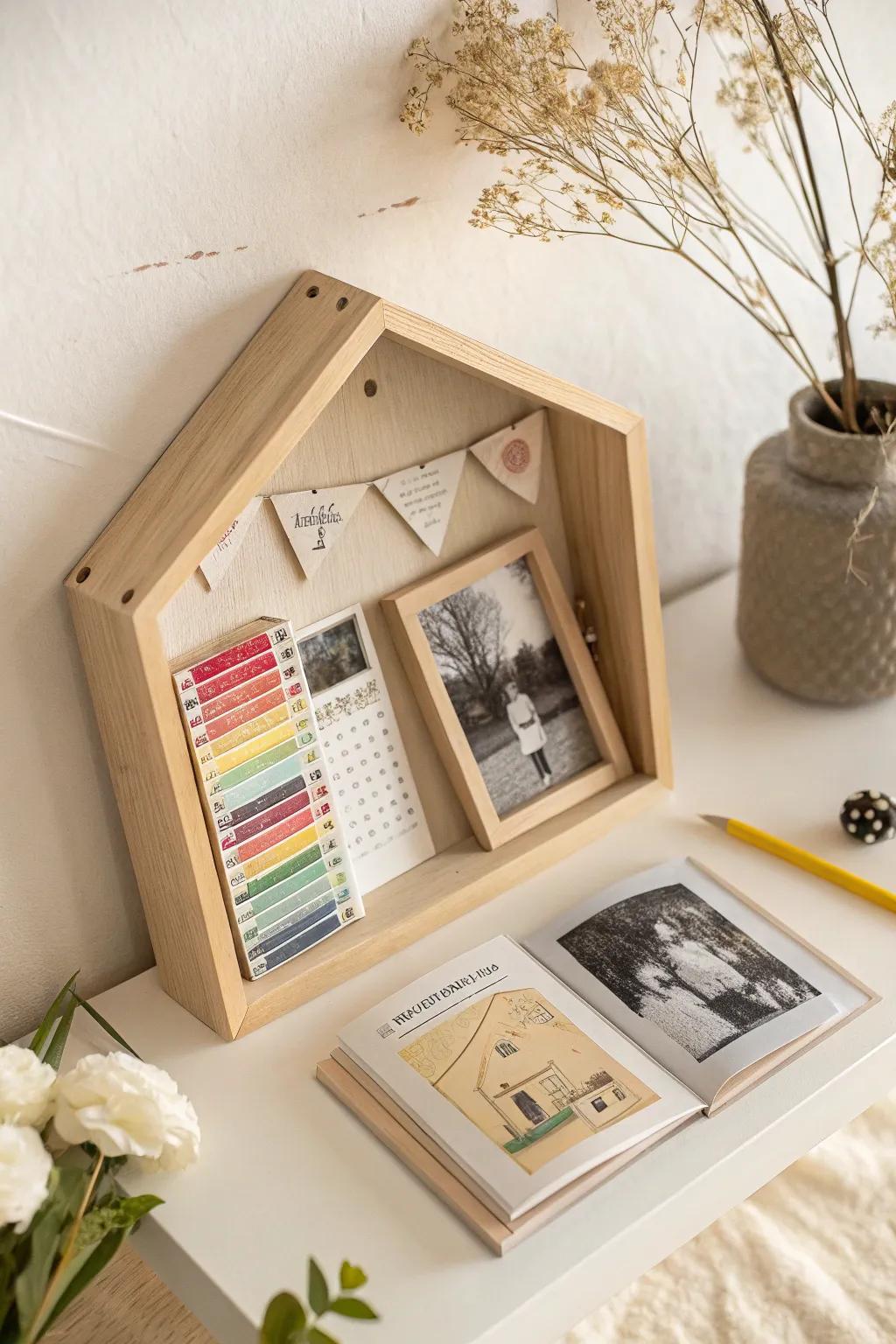 Capture cherished scholastic recollections within a breathtaking shadow box — wherein simplicity converges alongside personal artistry.
