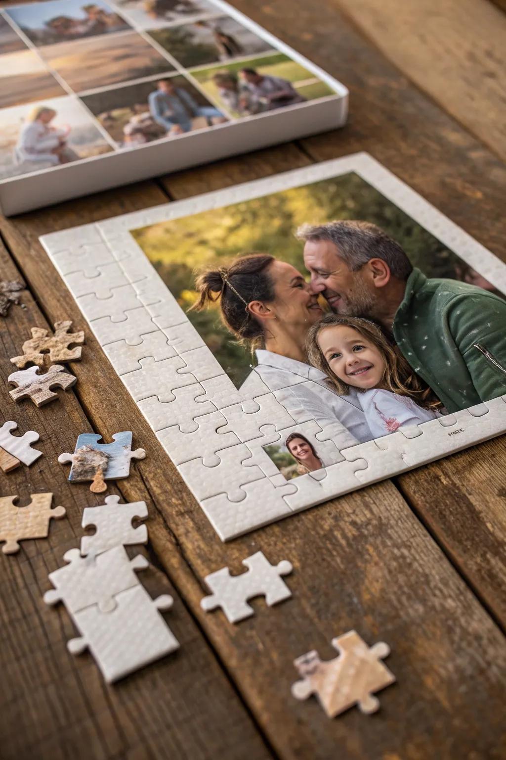 Piece together memories: a distinctive Father's Day composition project.