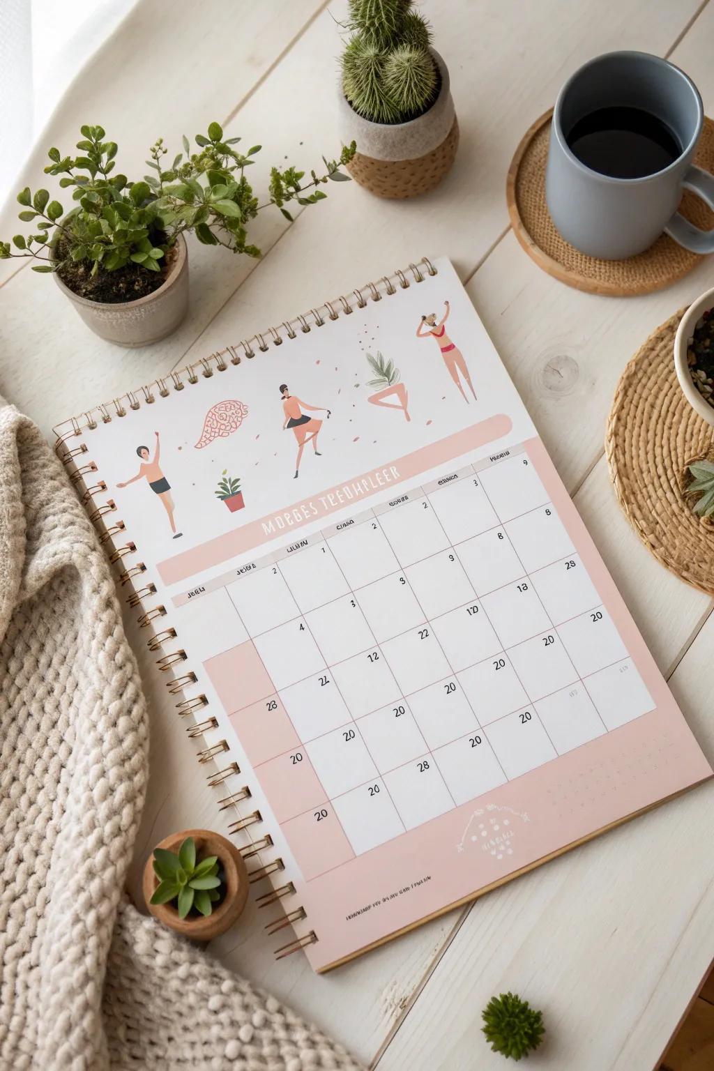 Keep fit in style with a Scandinavian-inspired fitness fun schedule!