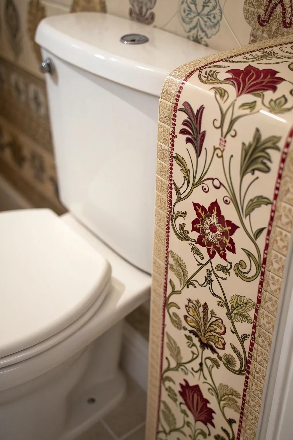 Elevate your lavatory space with a hint of nature-inspired elegance. #Craftsmanship #InteriorDesign