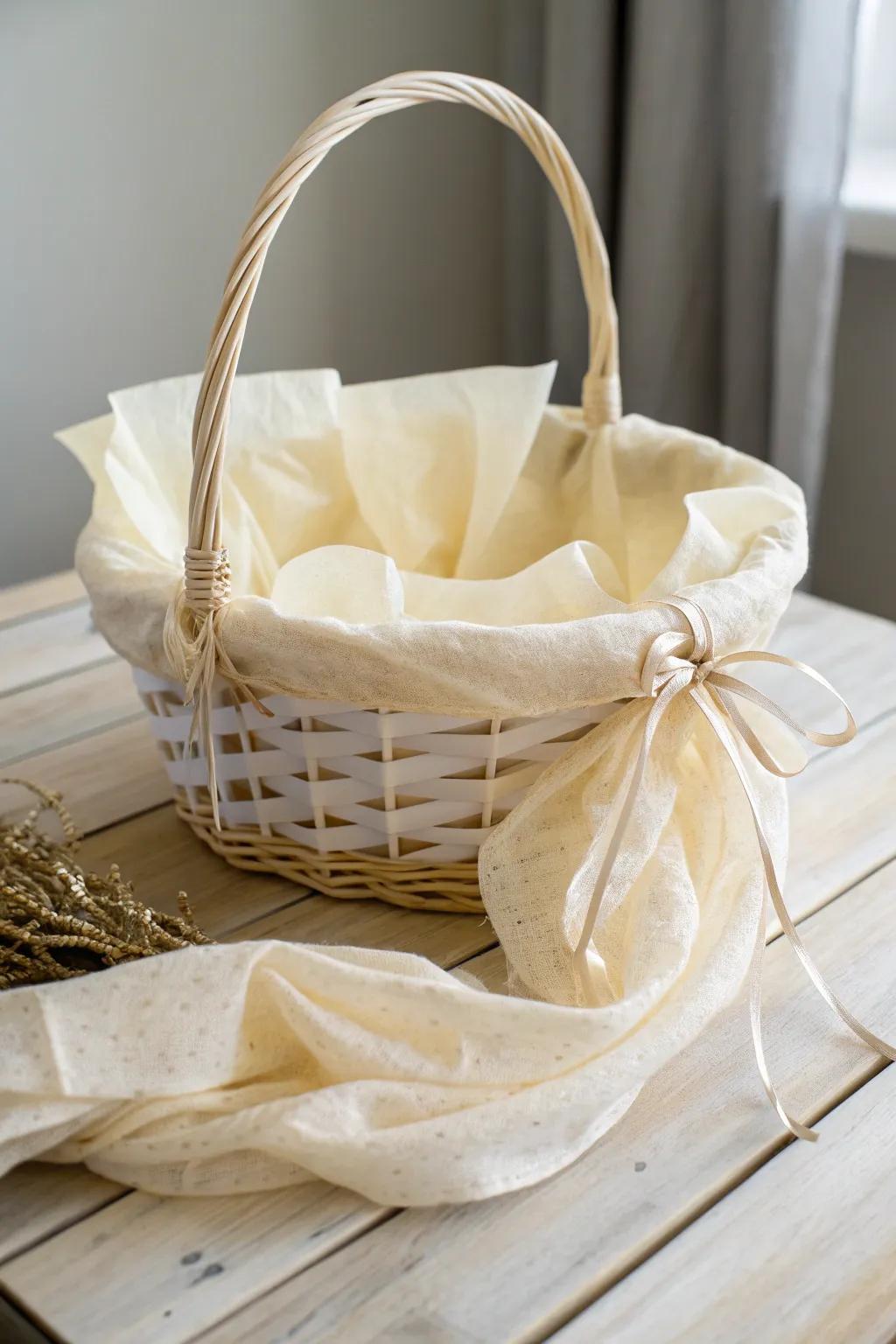 Embrace subtle sophistication with a hint of boho charm in your gift wrapping.