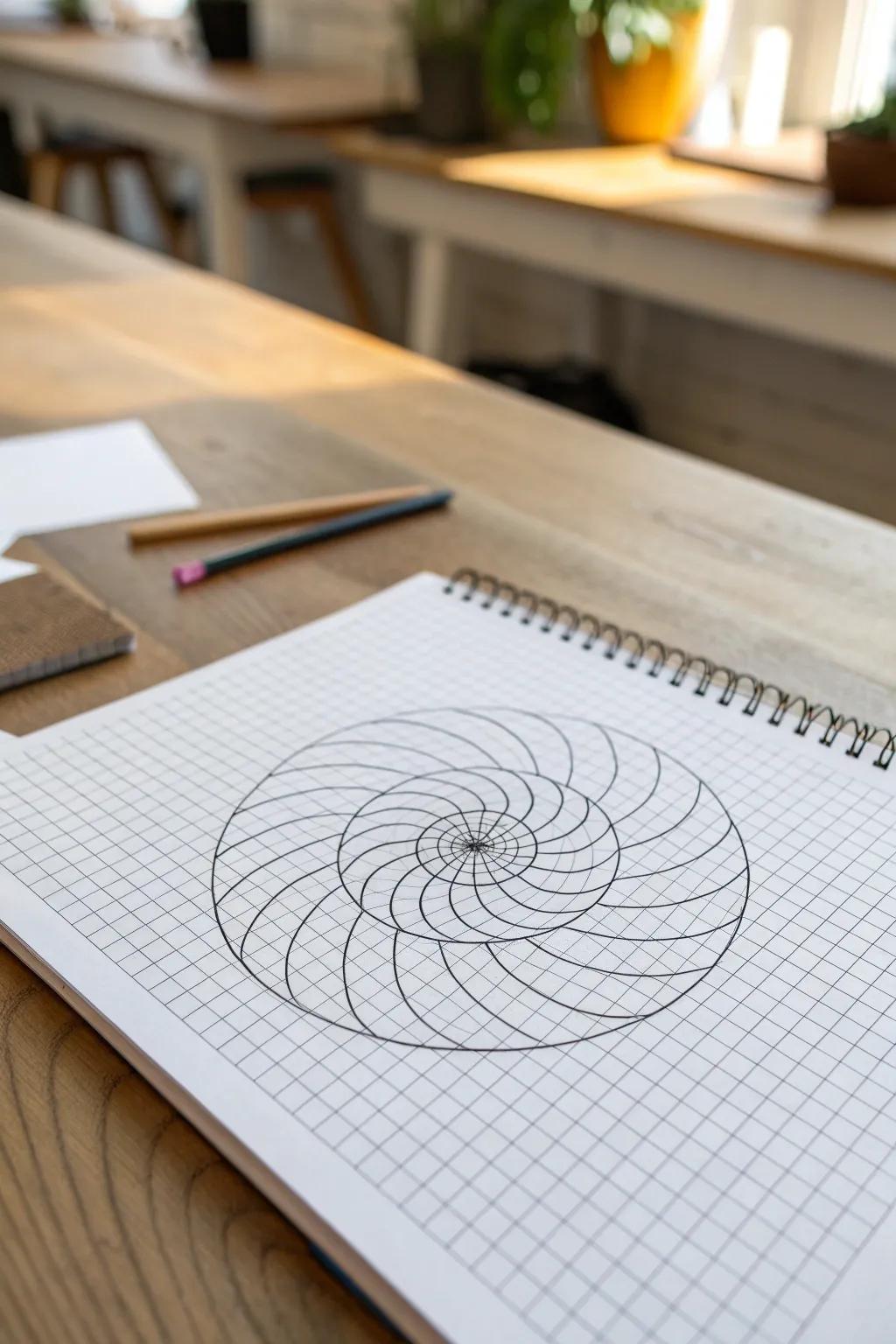 Embark on a journey of artistry with mesmerizing circular patterns that captivate and inspire.