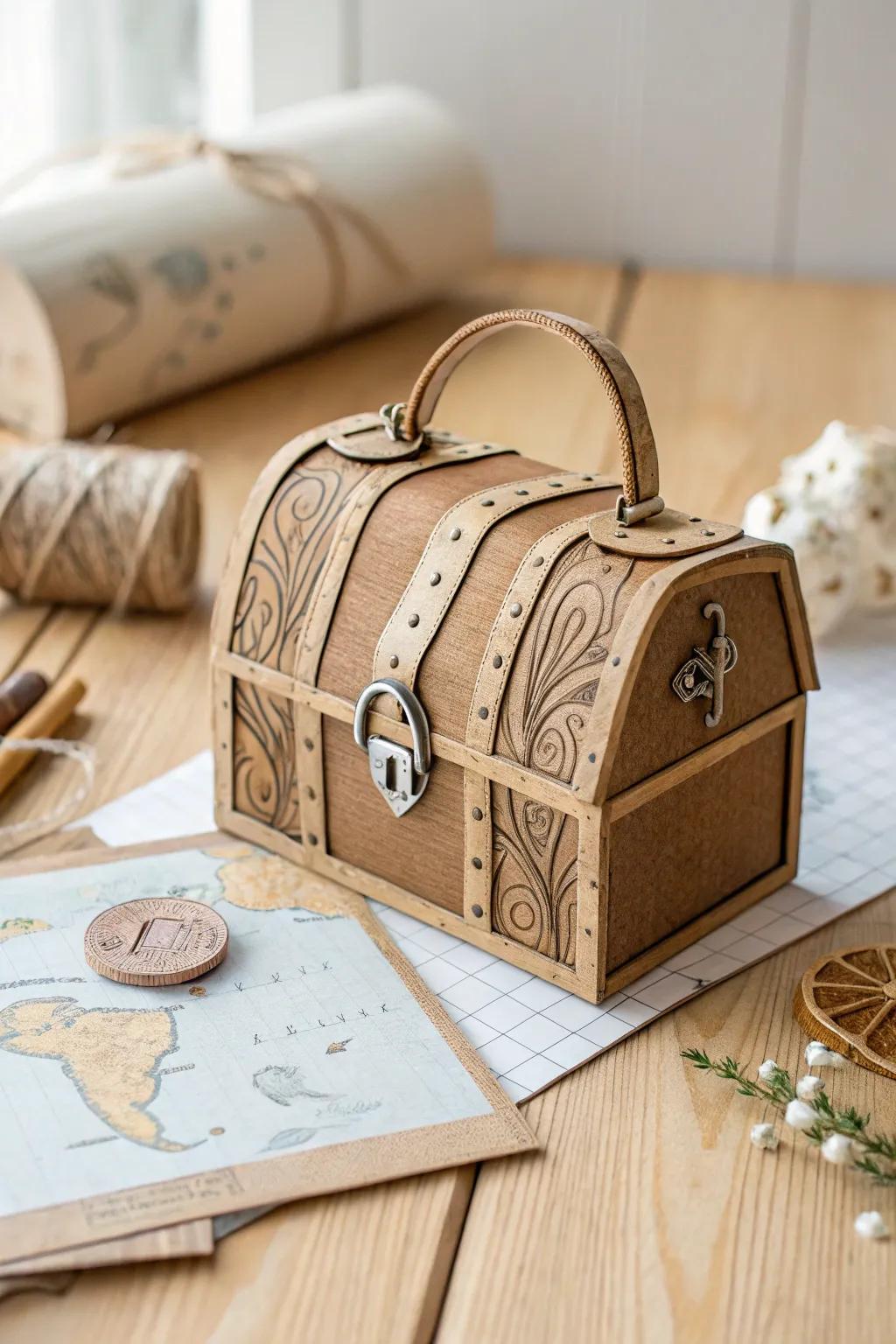 Unveil the enchantment of Halloween with these enchanting hoard chest treat sacks, where straightforwardness converges with adventure!