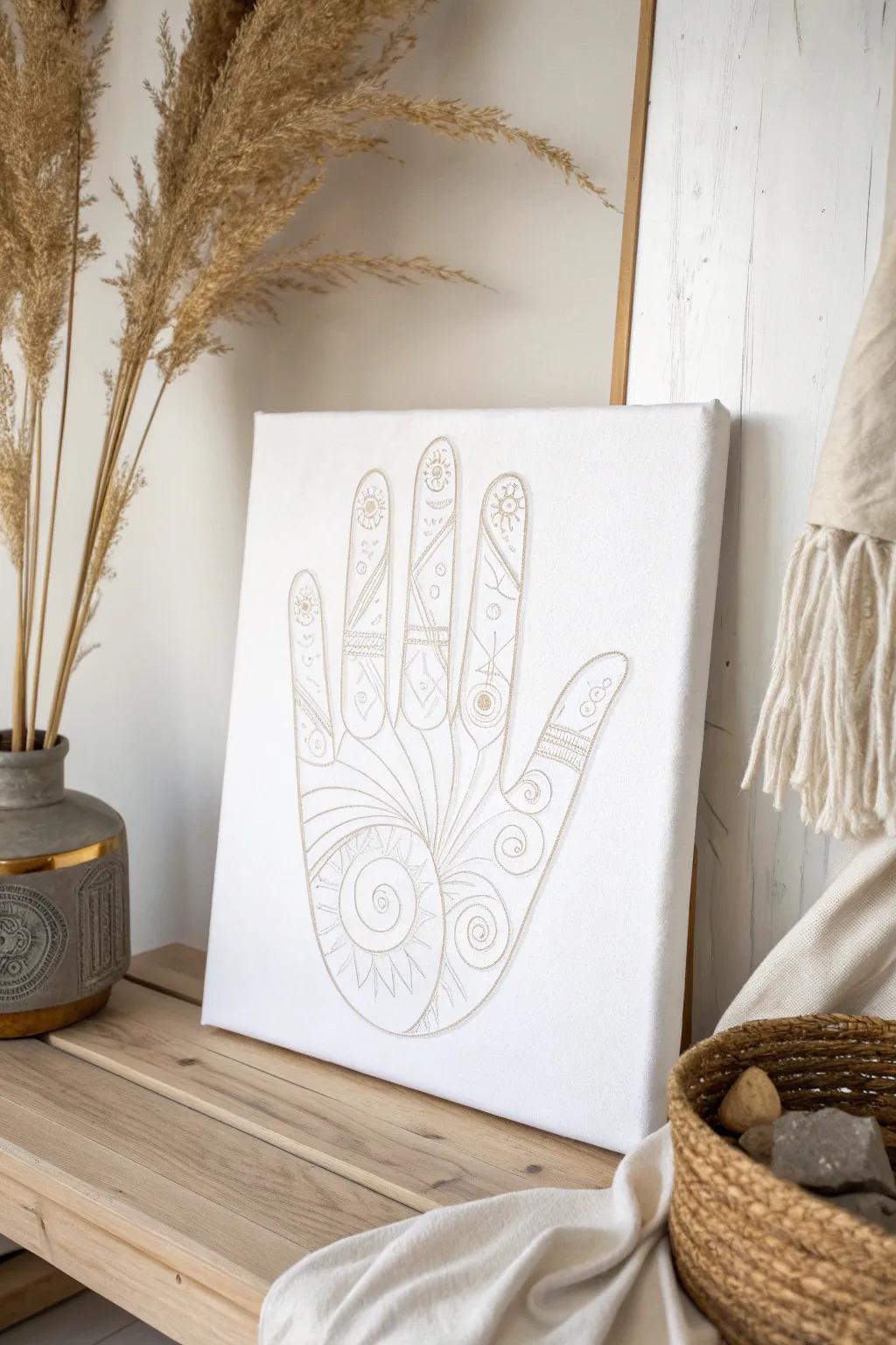 Transform your hand trace into a captivating visual deception—where simplicity meets artistry.