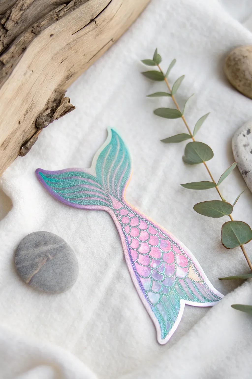 Immerse yourself in whimsy alongside a dash of iridescent magic. 🌊✨ #BeneathTheOceanSurface #MermaidDreams