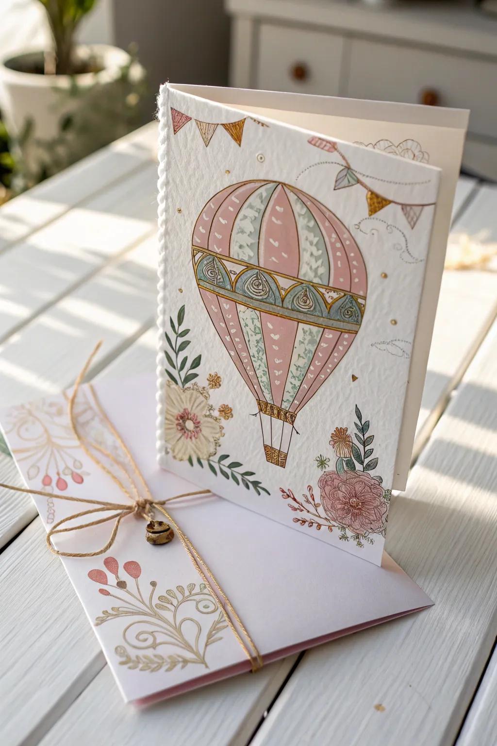 Add a touch of elegance and whimsy to your greetings.