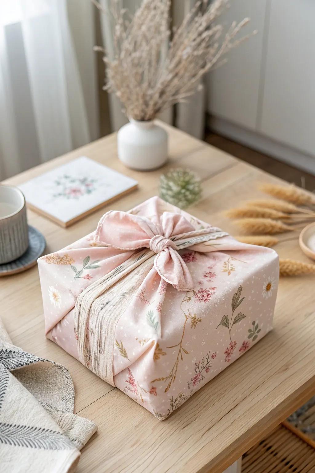 Embrace sustainable elegance with Furoshiki wrapping—where minimalism meets boho charm.
