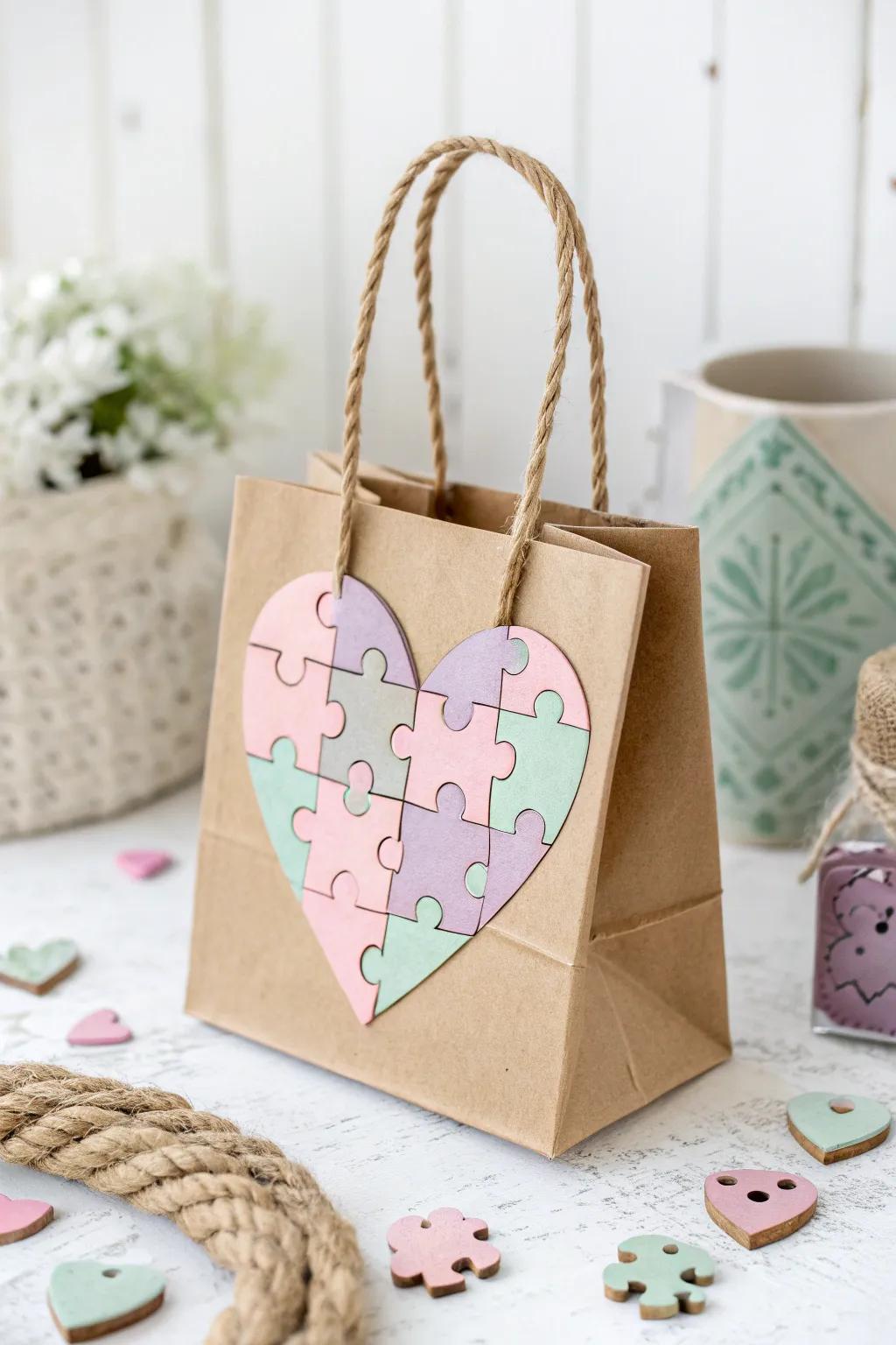 Fashion an affection enigma this Valentine's Day with an enchanting, handmade carrier—perfect for petite hands and expansive hearts!