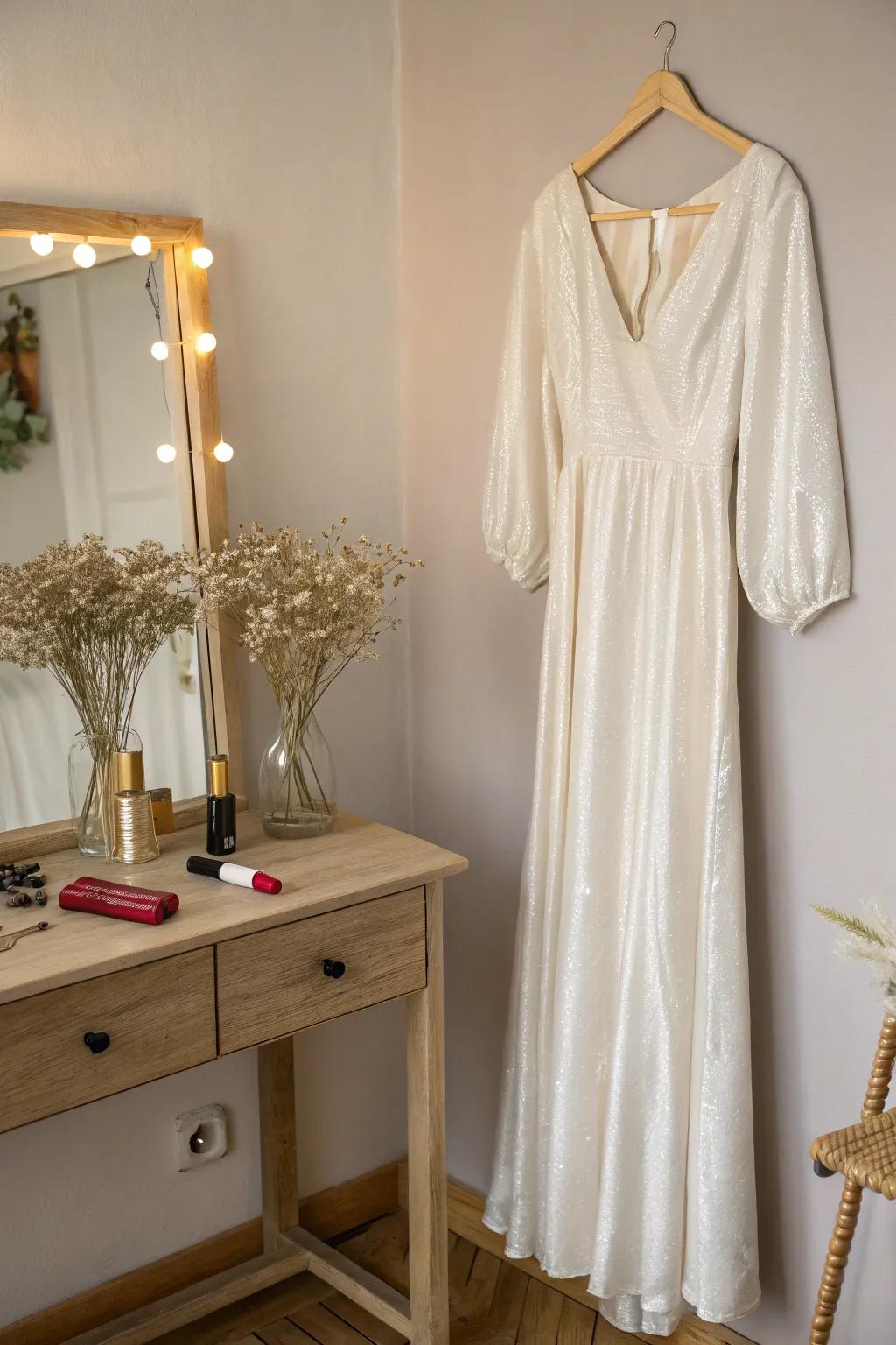 Convey your inner Brandi with a hint of 50s glamour and minimalist elegance.