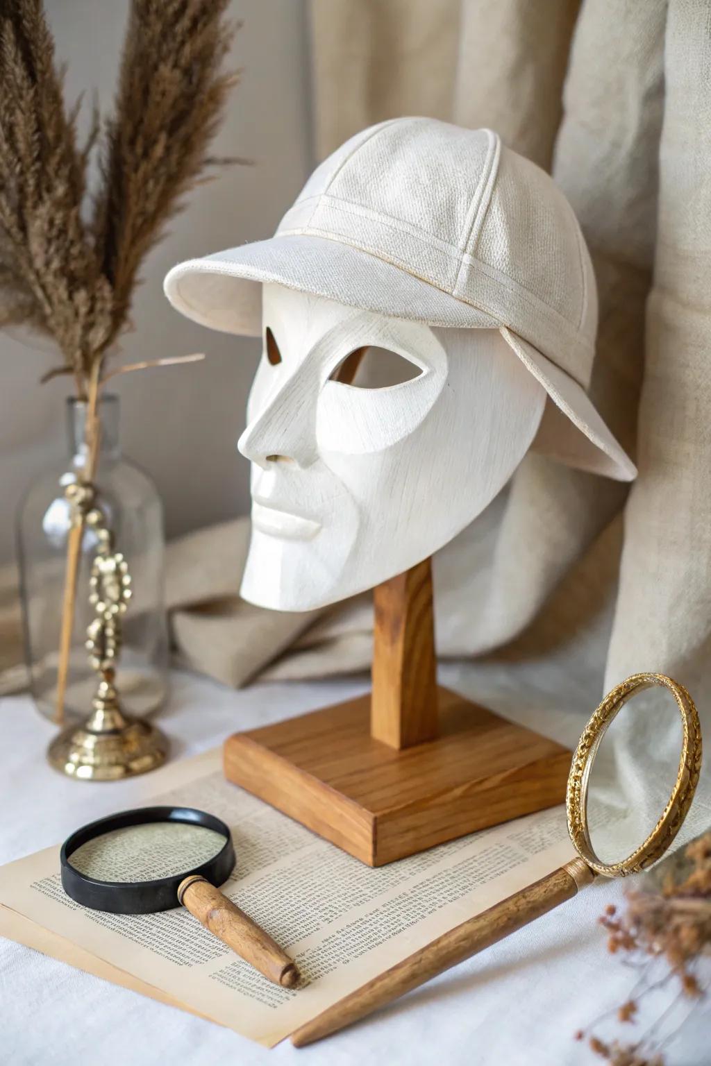Disclose enigma exhibiting a semblance of Scandinavian refinement and boho magnetism.