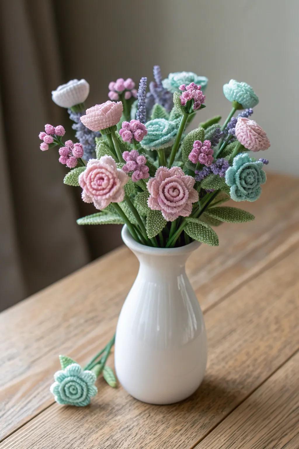 Introduce perpetual flowering to your area with these charming fusing bead mini blossoms.