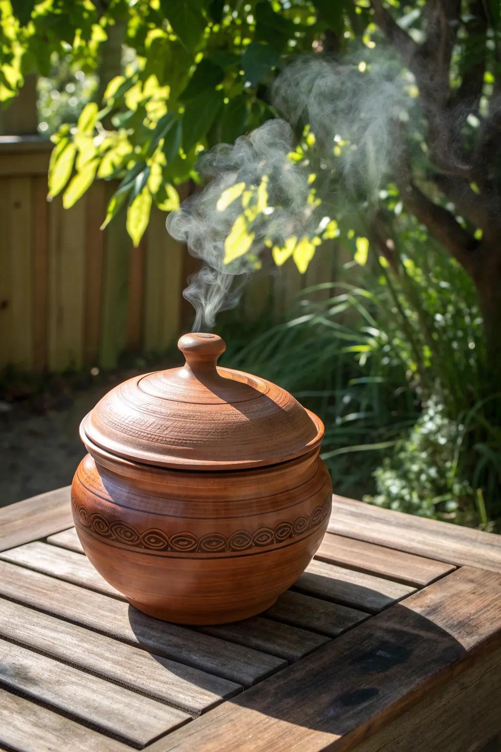 Artisan Earthenware Smoker: Intensify your BBQ ability via rustic elegance.
