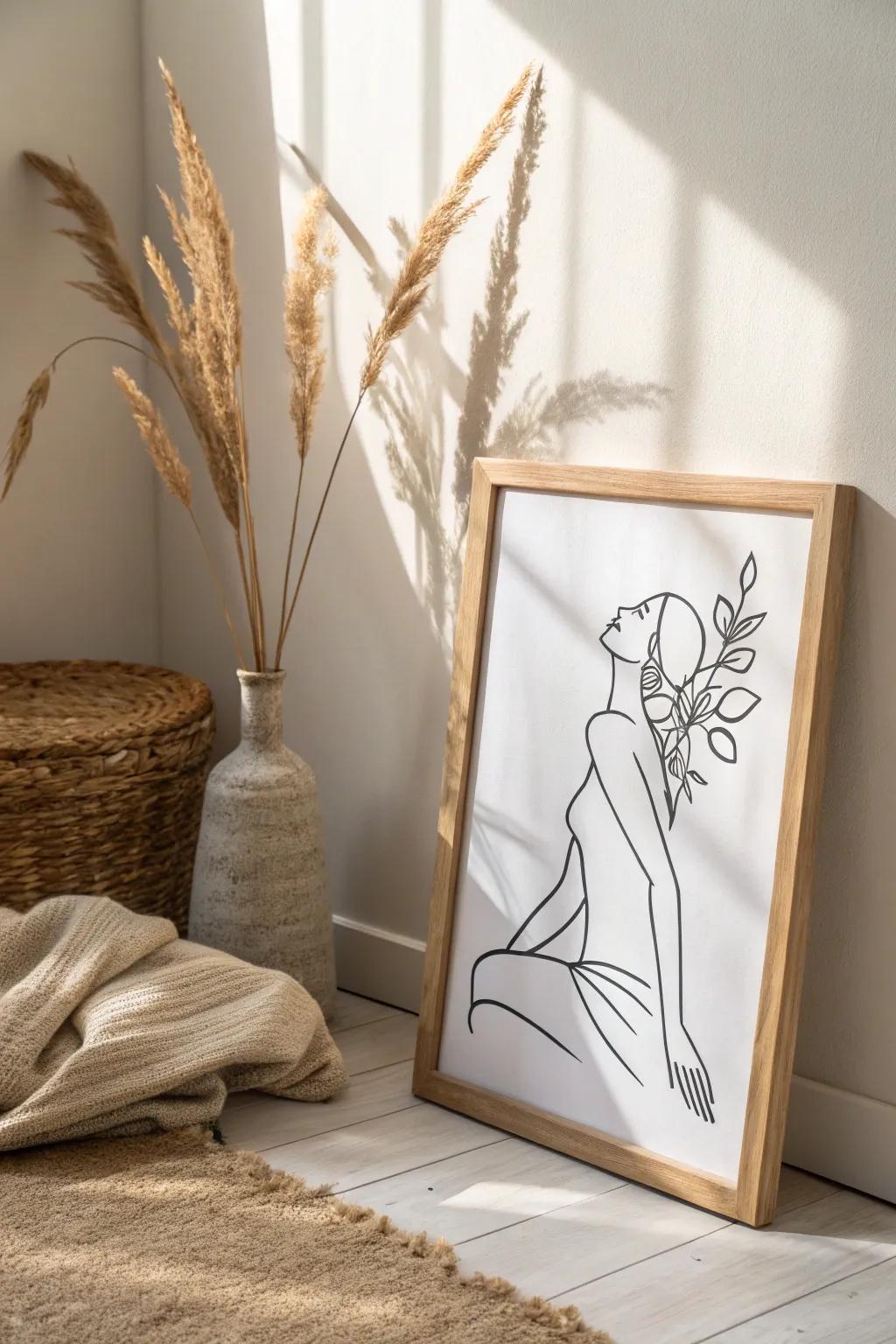 Uncover the loveliness of simplicity through simple linear imagery, the optimal accent for any modern setting.
