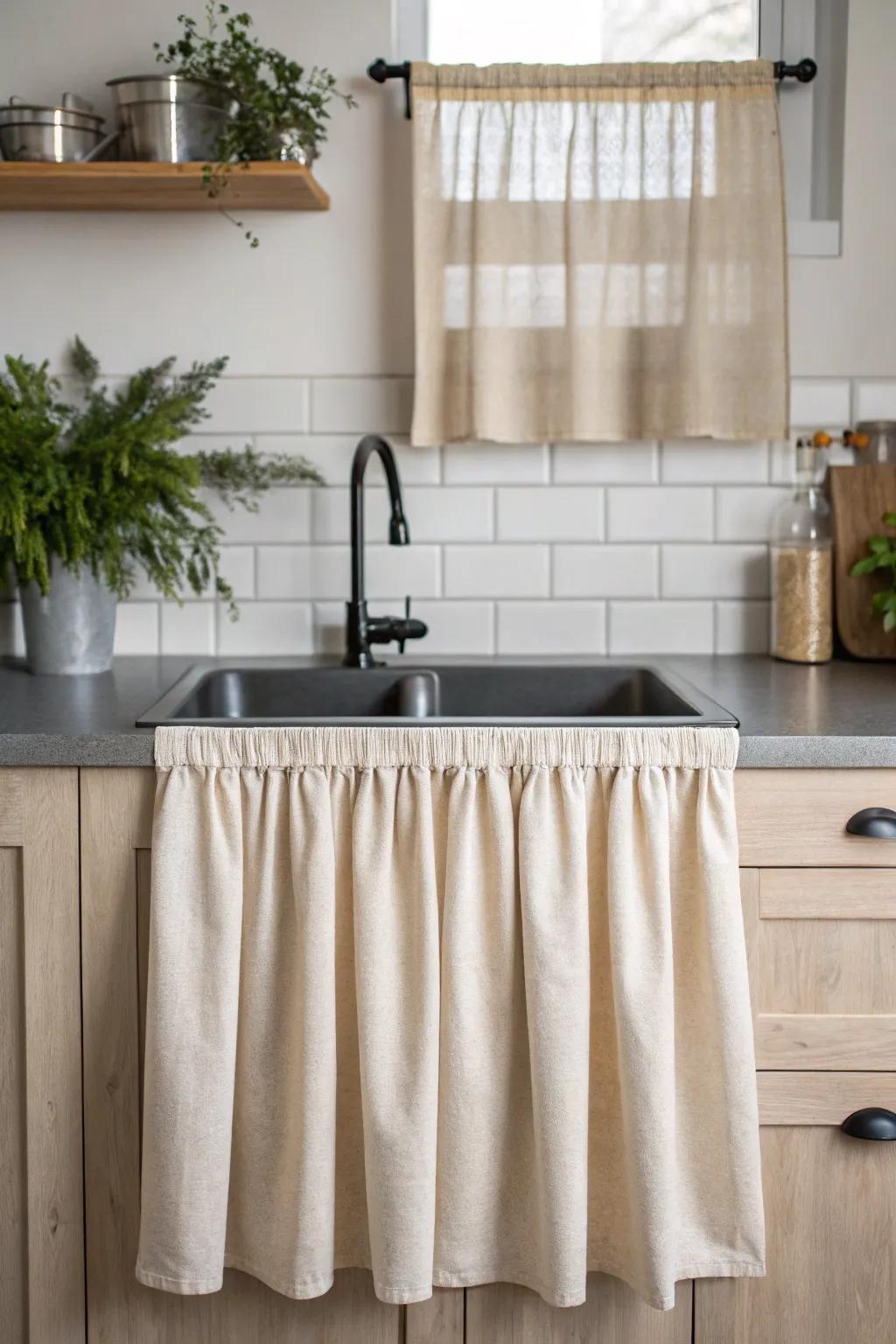 Enhance your sink space with a stylish extendable rod splash guard – the quintessential blend of minimalist design and bohemian charm!