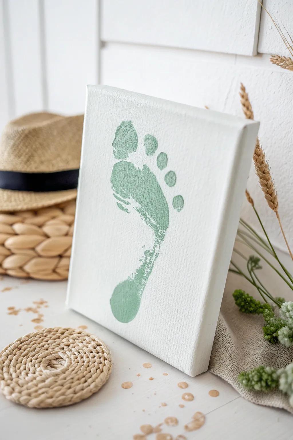 Preserve the enchantment involving miniature digits through this charming footmark elf design—perfectly plain including wonderfully amusing!