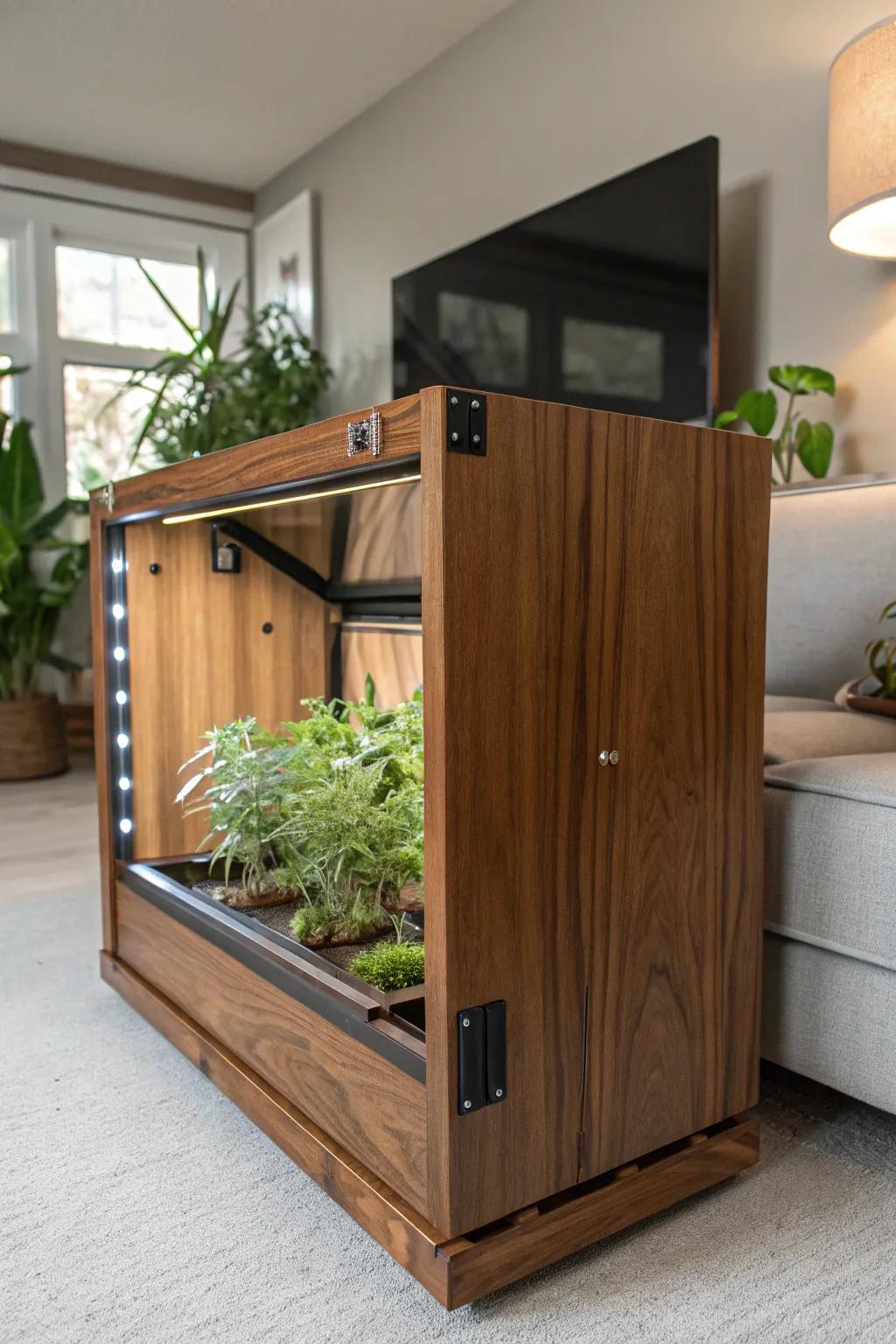 Construct your personal oasis: A stealth grow box that's both functional and a tribute to exceptional craftsmanship.