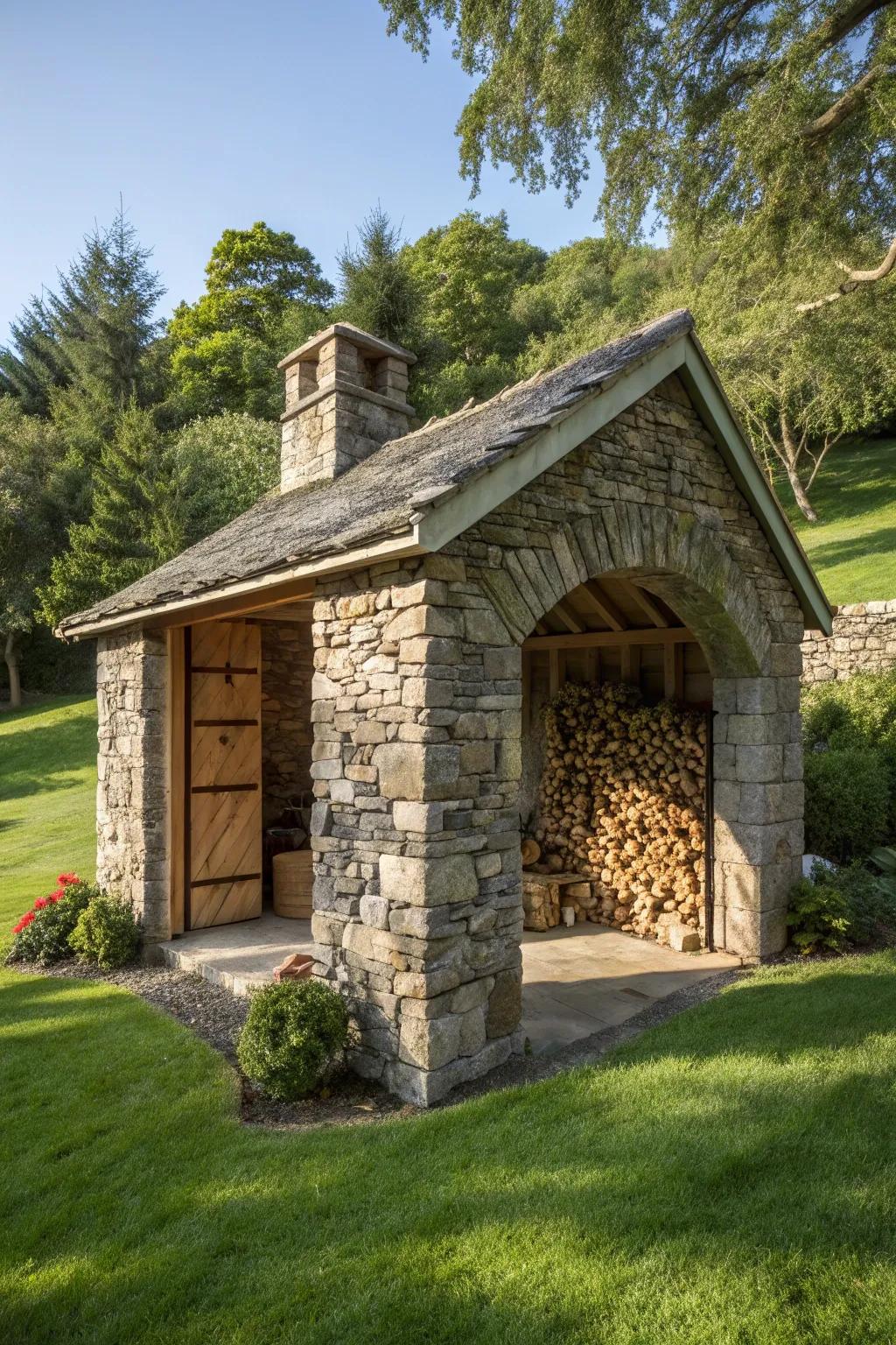 Rustic Elegance: A Masterpiece of Stone Craftsmanship
