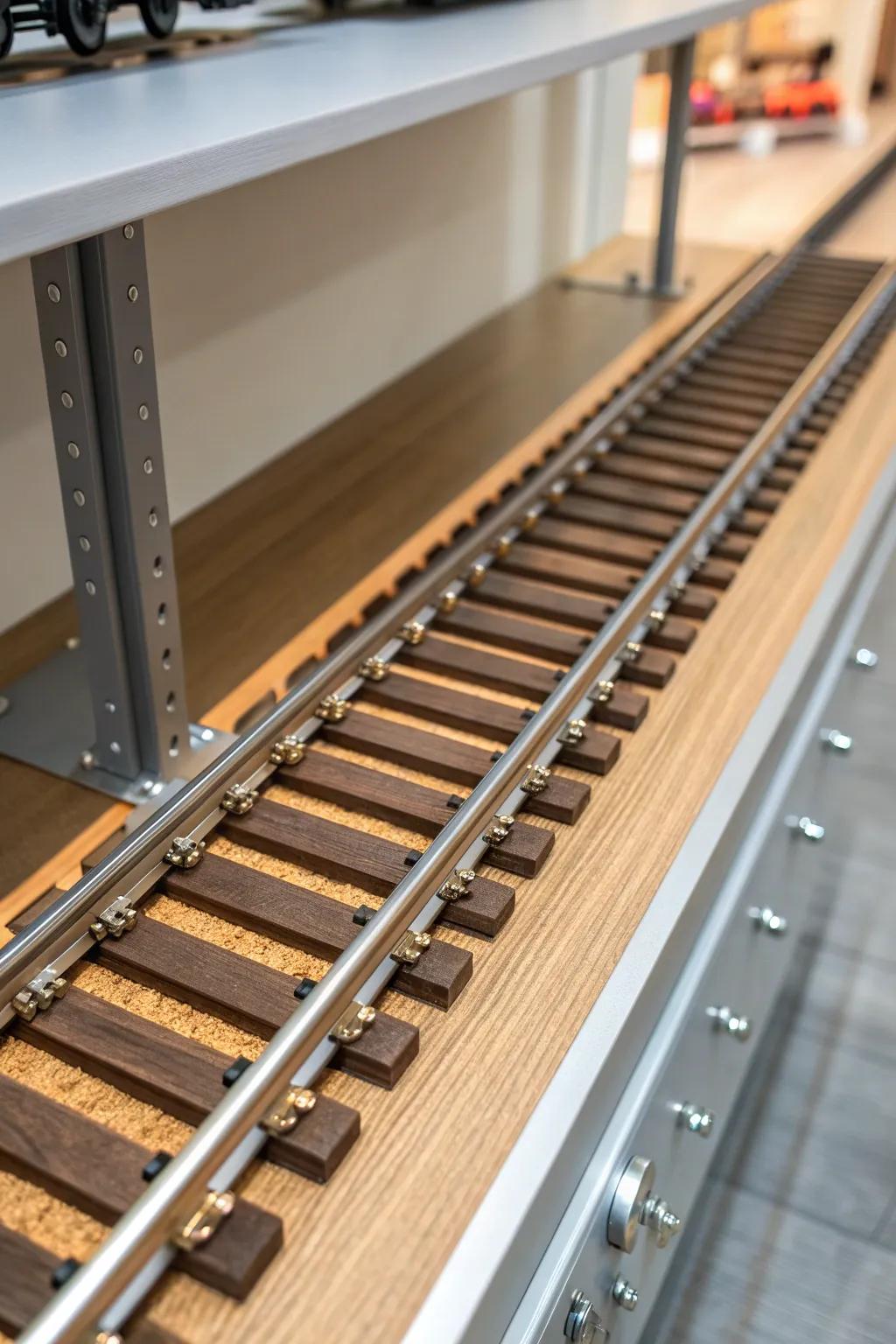 Innovative Design: Magnetic Rails for Space-Saving Creativity