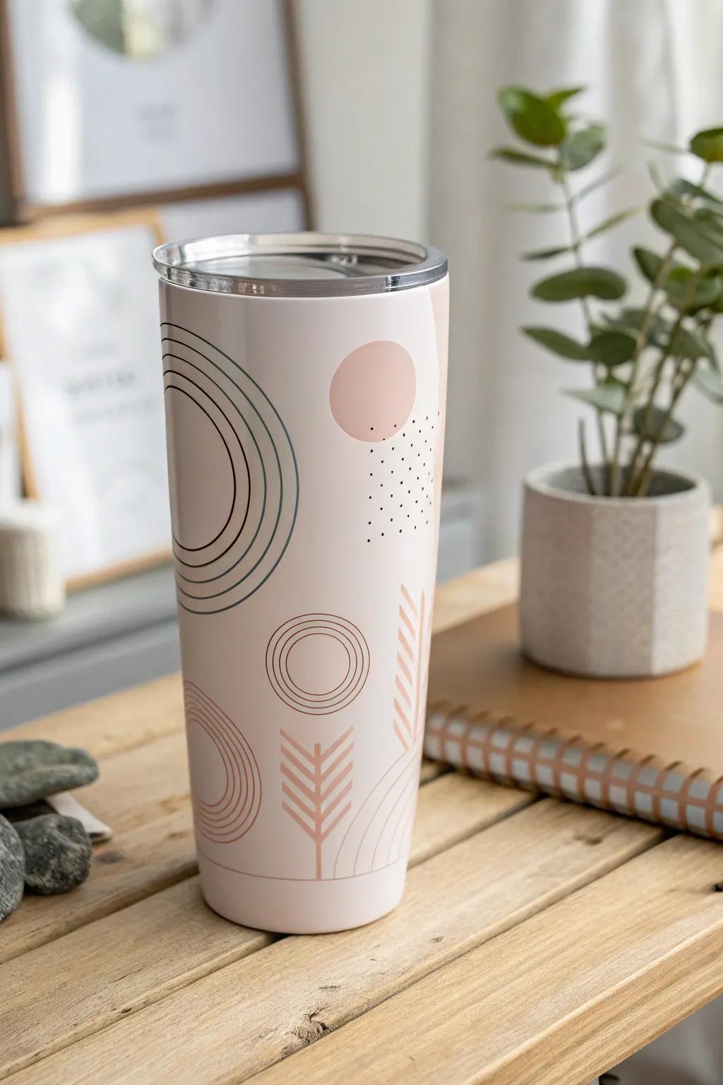 Embrace the beauty of minimalism with this chic drinkware design—where simplicity encounters elegance.