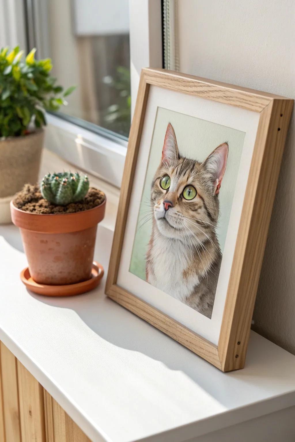Capture the essence of your furry friend with a bespoke furry friend art that blends simplicity and charm.