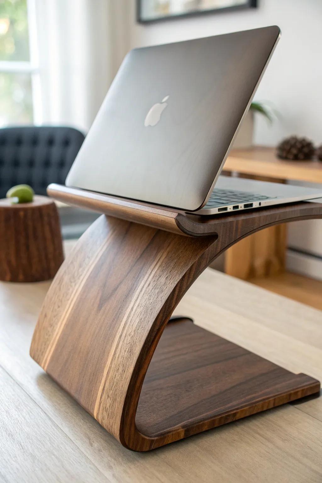 Elevate Your Workspace: A Masterpiece in Minimalist Woodworking