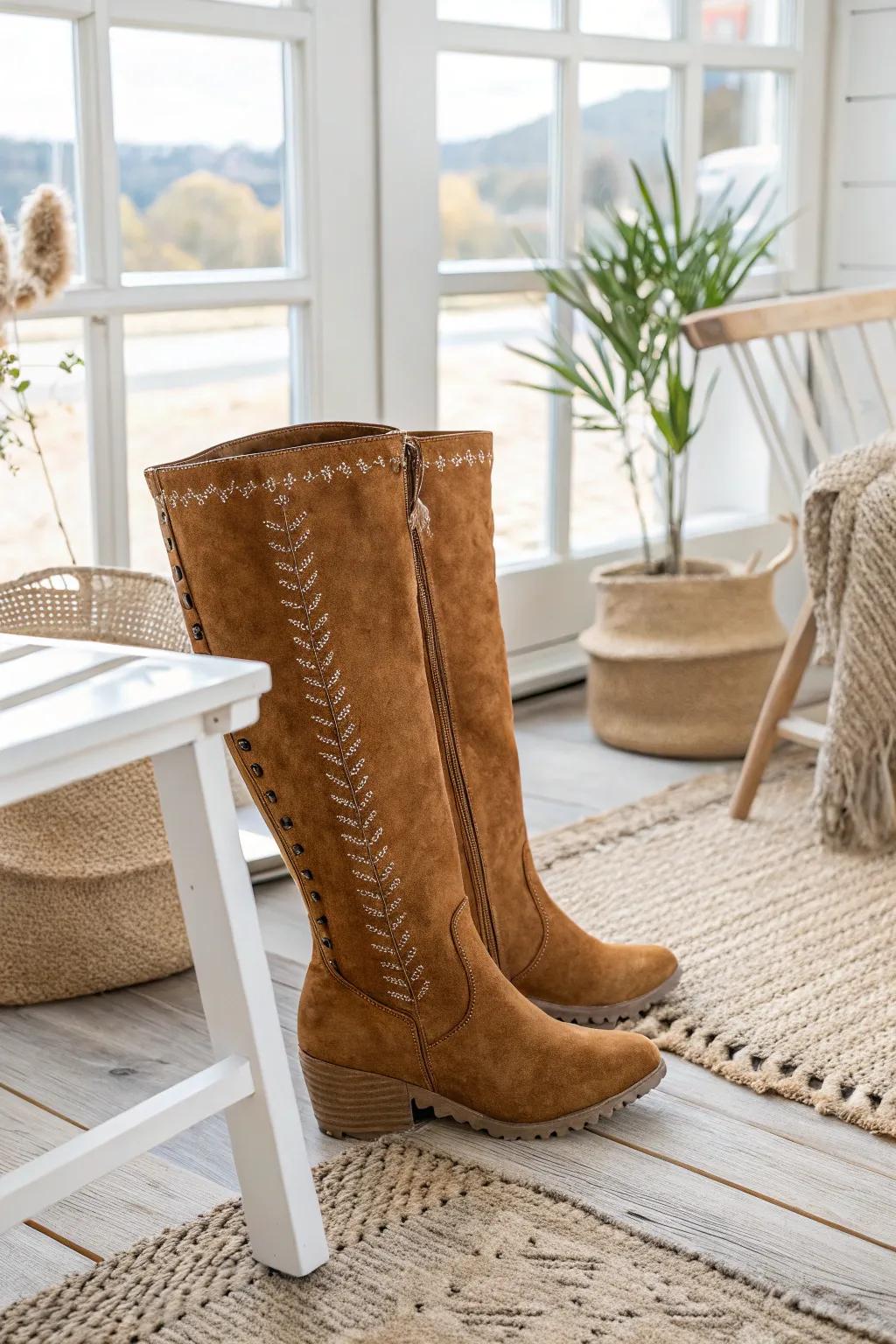 Transform your shoes with these DIY suede boot covers—perfect for achieving that 70's hippie vibe!