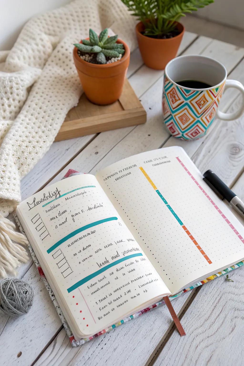 Elevate your organizational prowess via the blending of your manuscript tracker with your weekly layout. Embrace straightforwardness and style within a harmonious configuration.