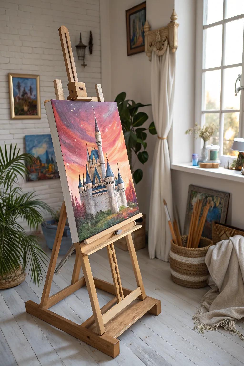 Animate your fairytale visions with spirited acrylics and allow your imagination to soar!