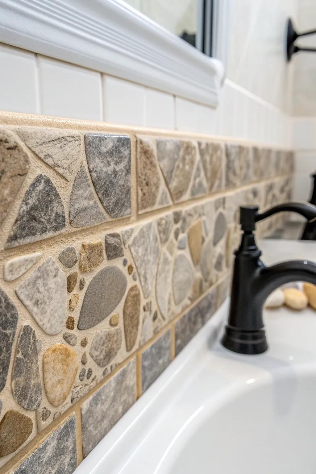Transform your bathroom with the elegance of stone stickers—effortlessly chic and budget-friendly!