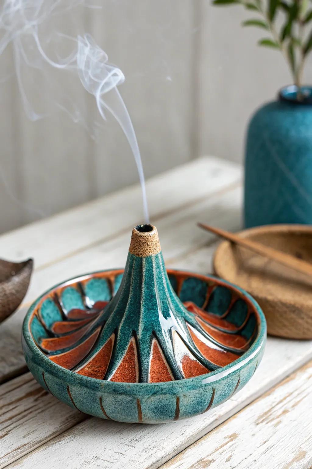 Elevate your area with this exquisite scent diffuser—where art meets peace.