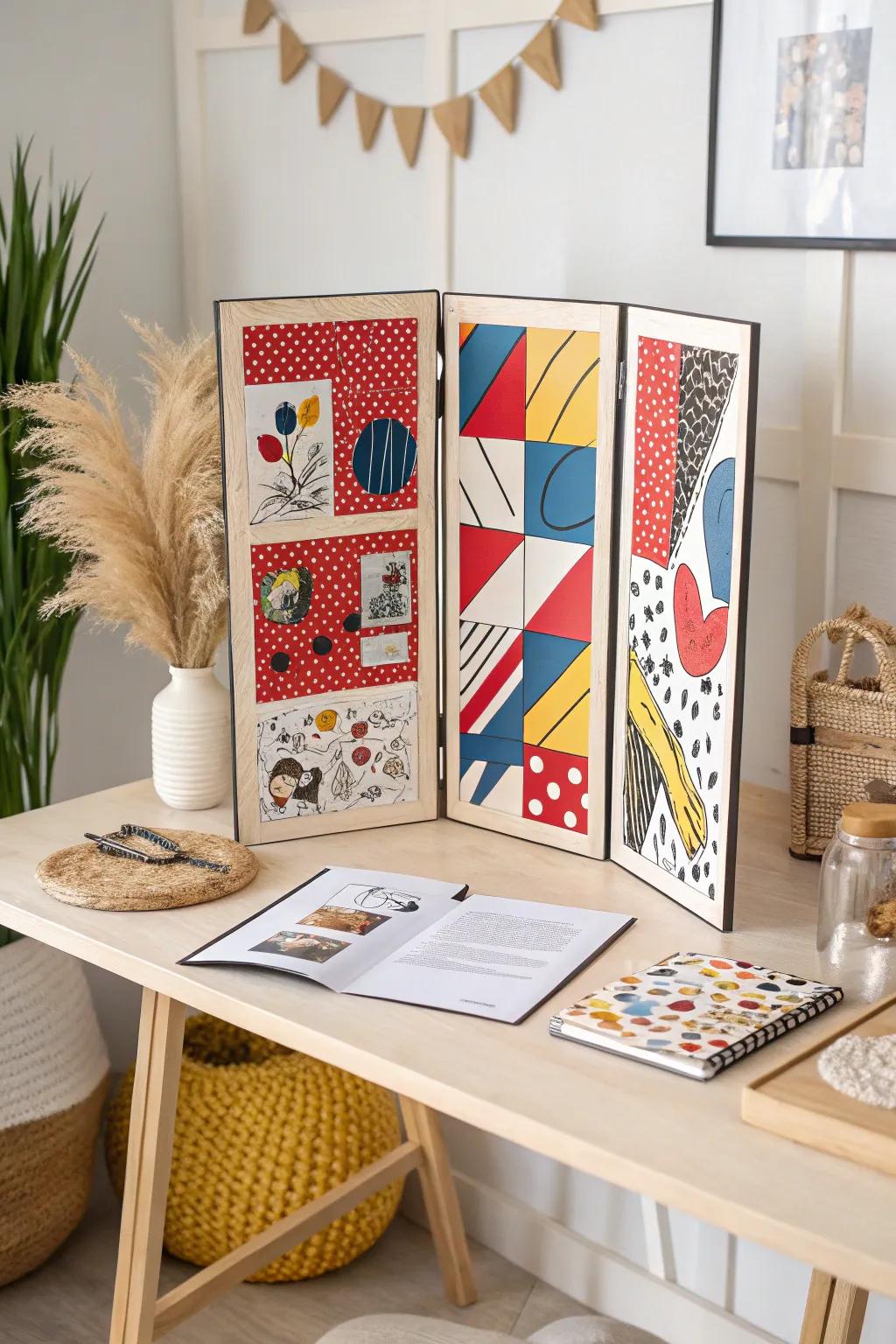 Unleash your artistic capabilities through audacious pop art panache and minimalist refinement.
