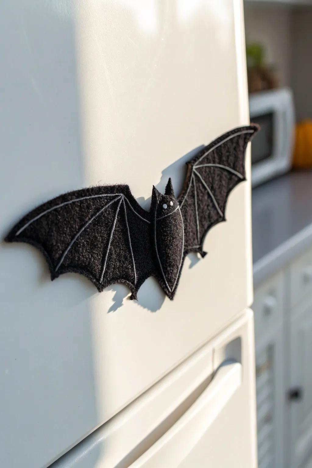 Elevate your Halloween decor with handcrafted winged animal magnets, blending minimalist elegance with a playful twist!