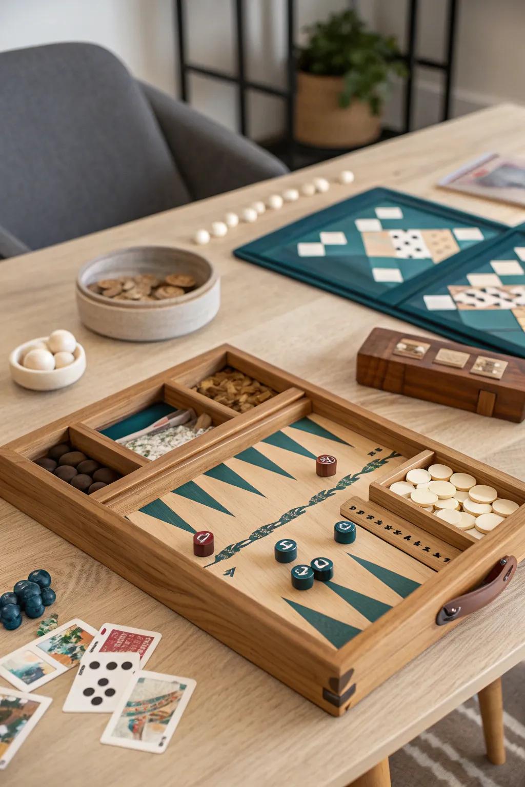 Elevate your wedding gift with a personalized board game set, where memories and fun unite in elegant craftsmanship.