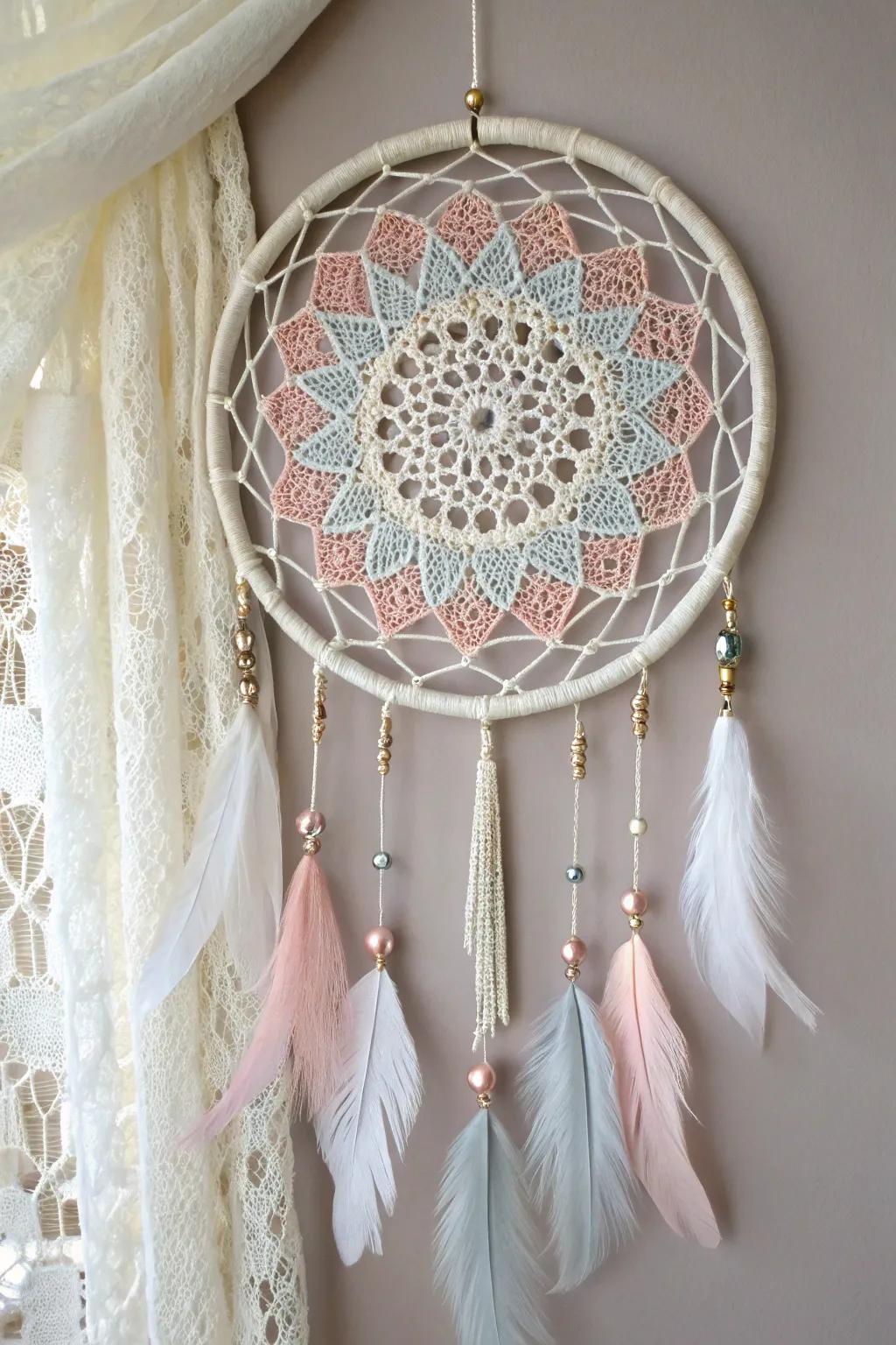 Unleash your ingenuity through a medley of mediums dream catcher—where refinement converges with artistry.