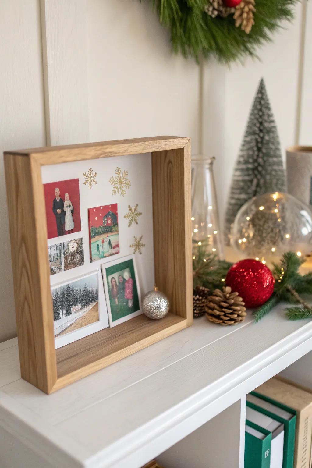 Capture the ethos of the season alongside a festive custom box that recounts your family's narrative via vibrant hues and cherished recollections.