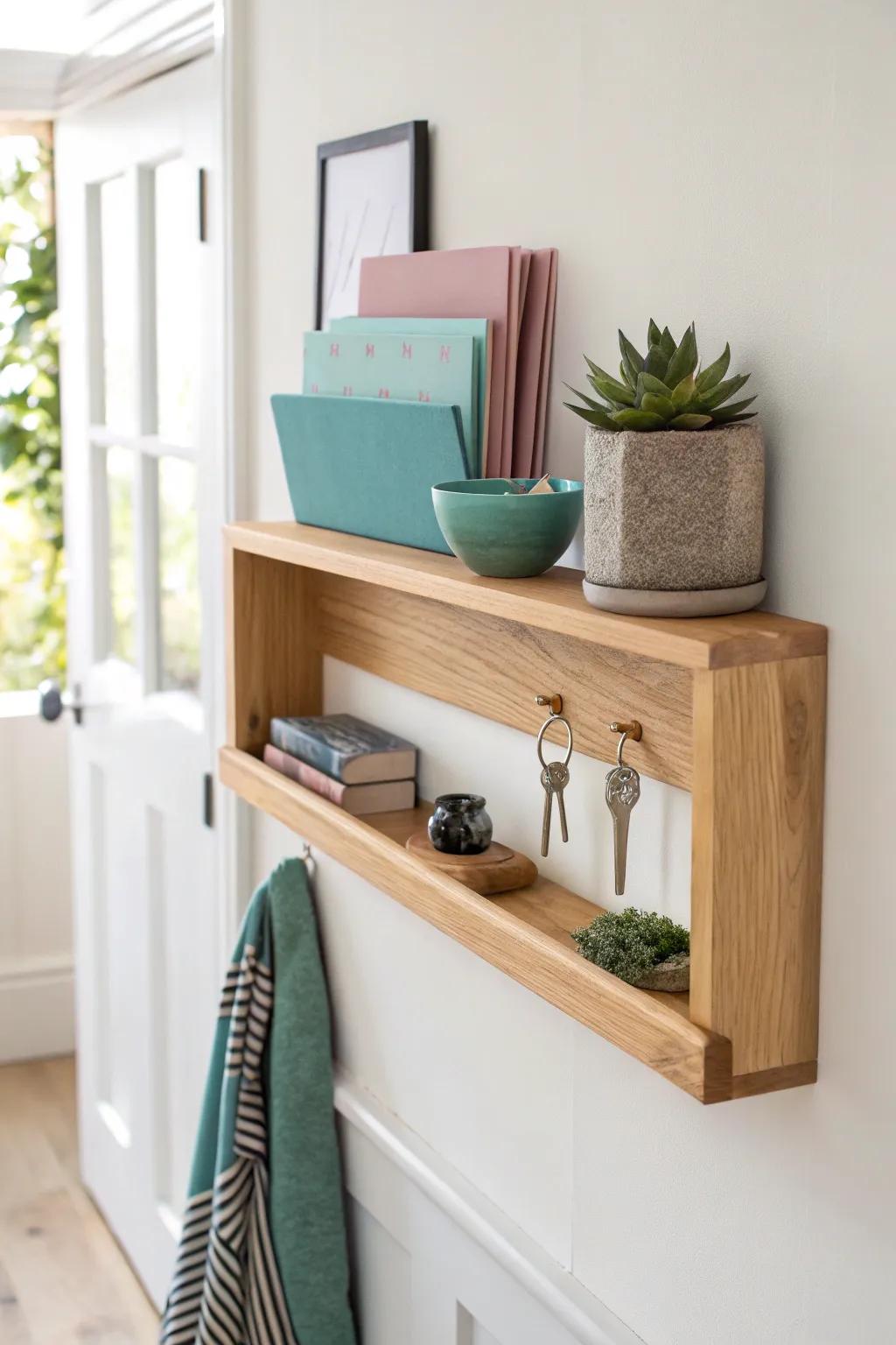 Elevate your foyer with a minimalist aerial unit—where simplicity converges with arresting finesse. 🌿✨