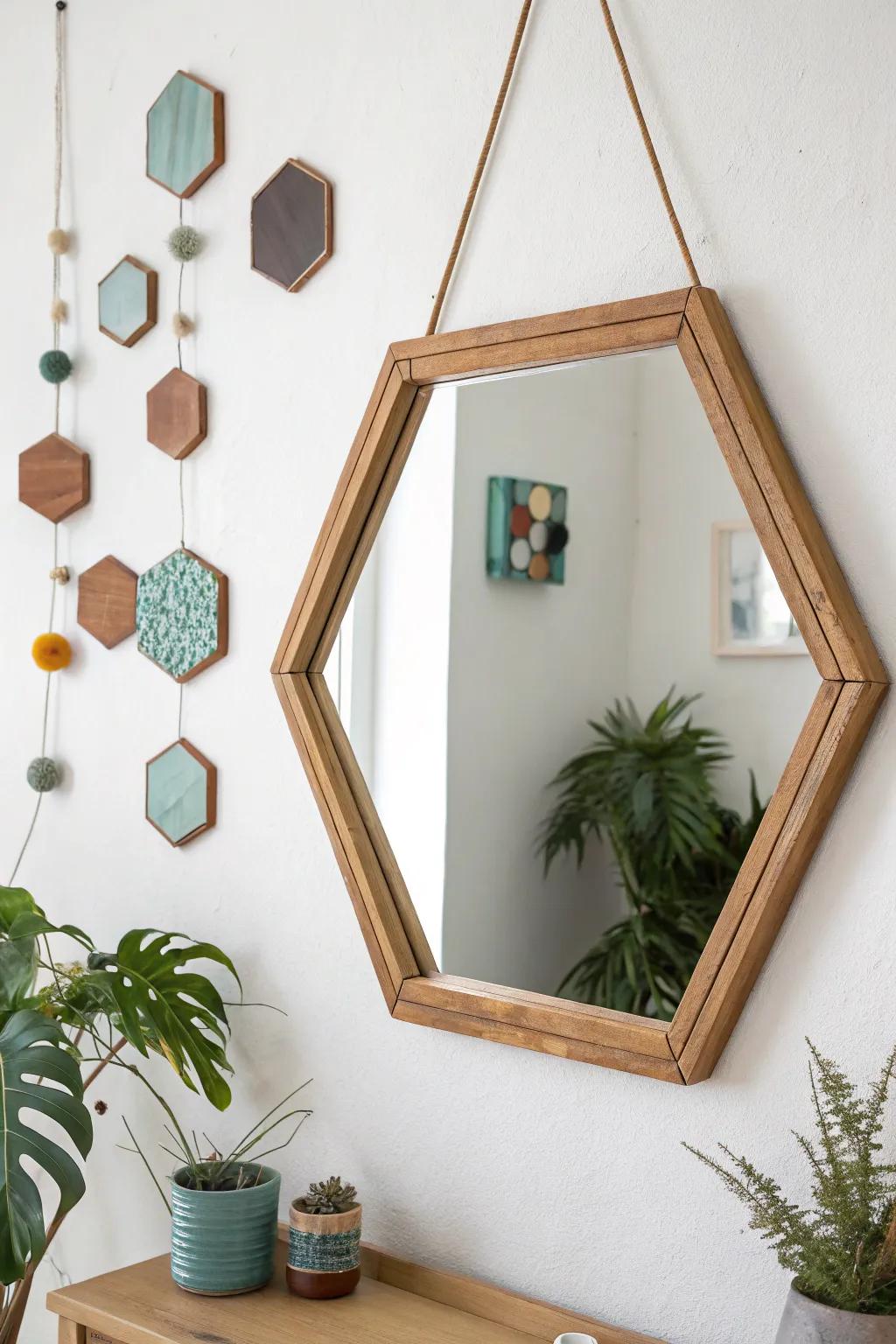 Transform your space with a touch of geometric elegance.
