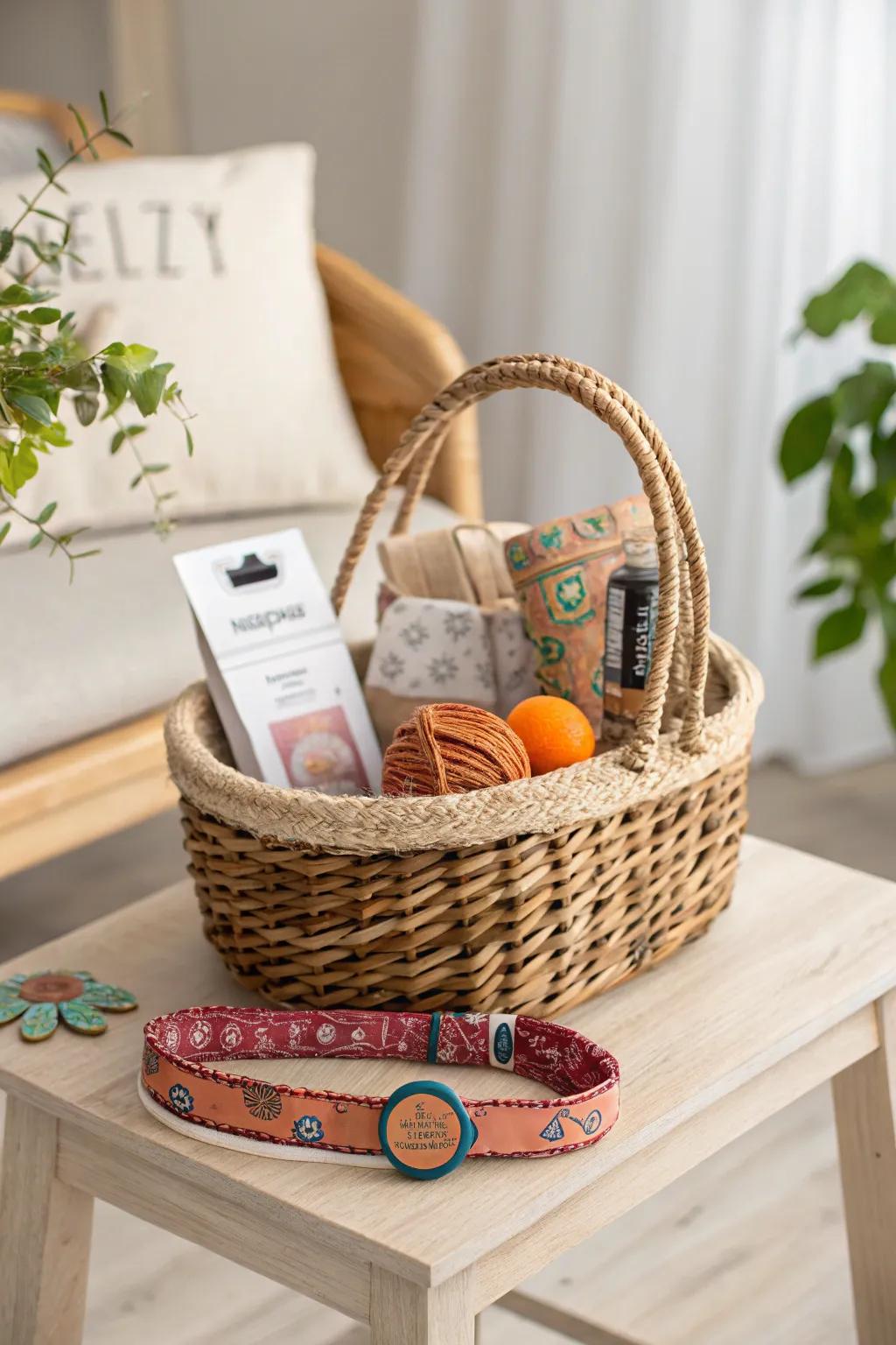 Delight your hairy friend using a hint of style and fun in each gift basket!