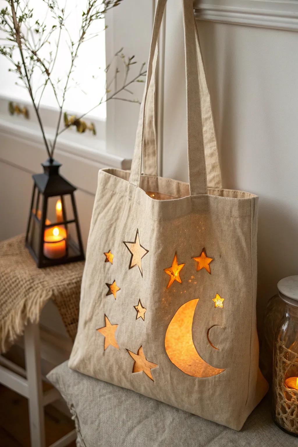 Illuminate your Halloween with chic Luminary Treat Totes, where straightforwardness meets enchanting glow!