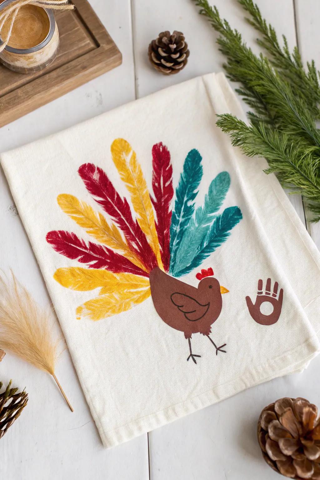 Celebrate Thanksgiving with a dash of creativity and gratitude through vibrant handprint art!