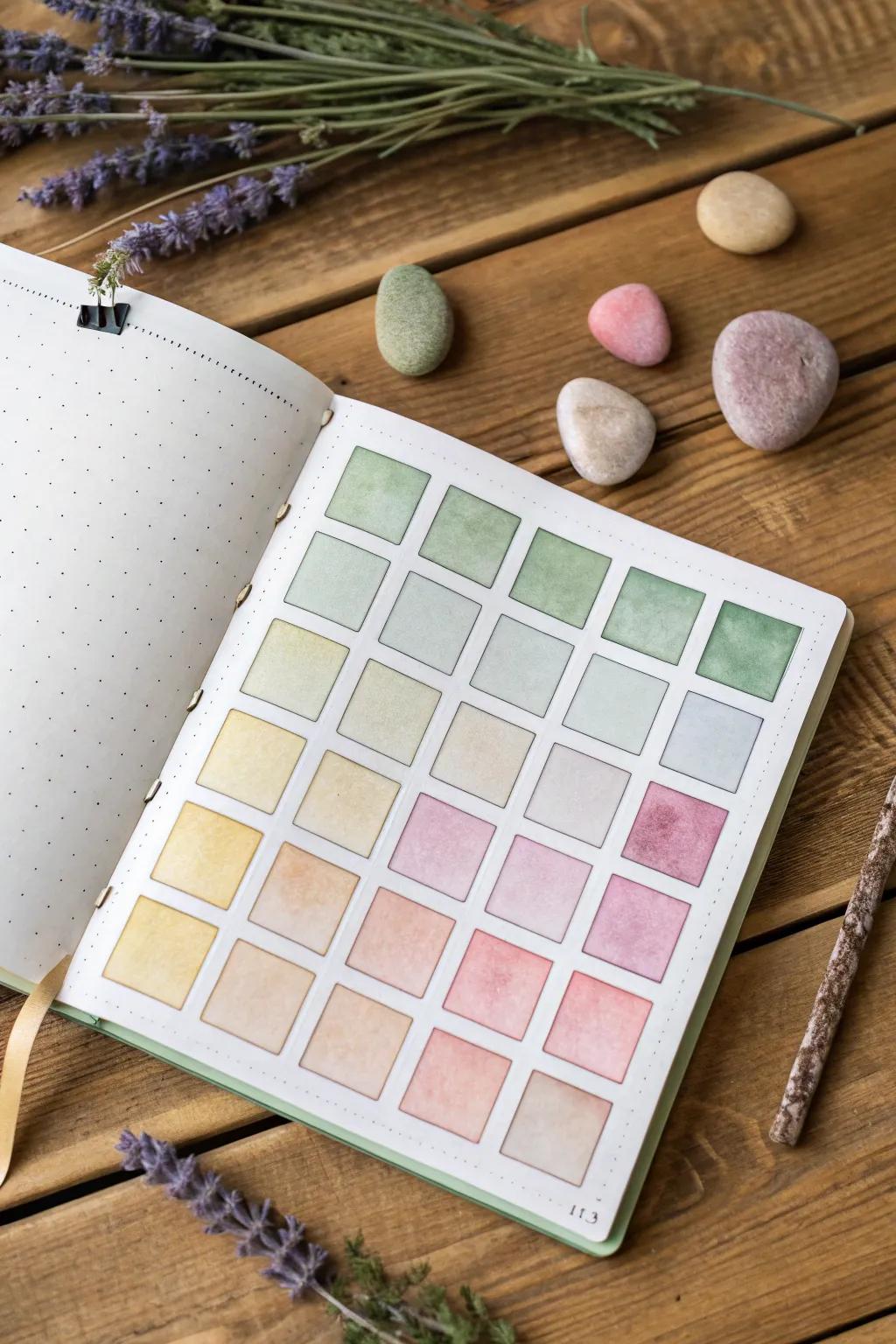 Exquisitely capture your emotions using a custom sentiment tracker and reflect on your journey with grace and flair.