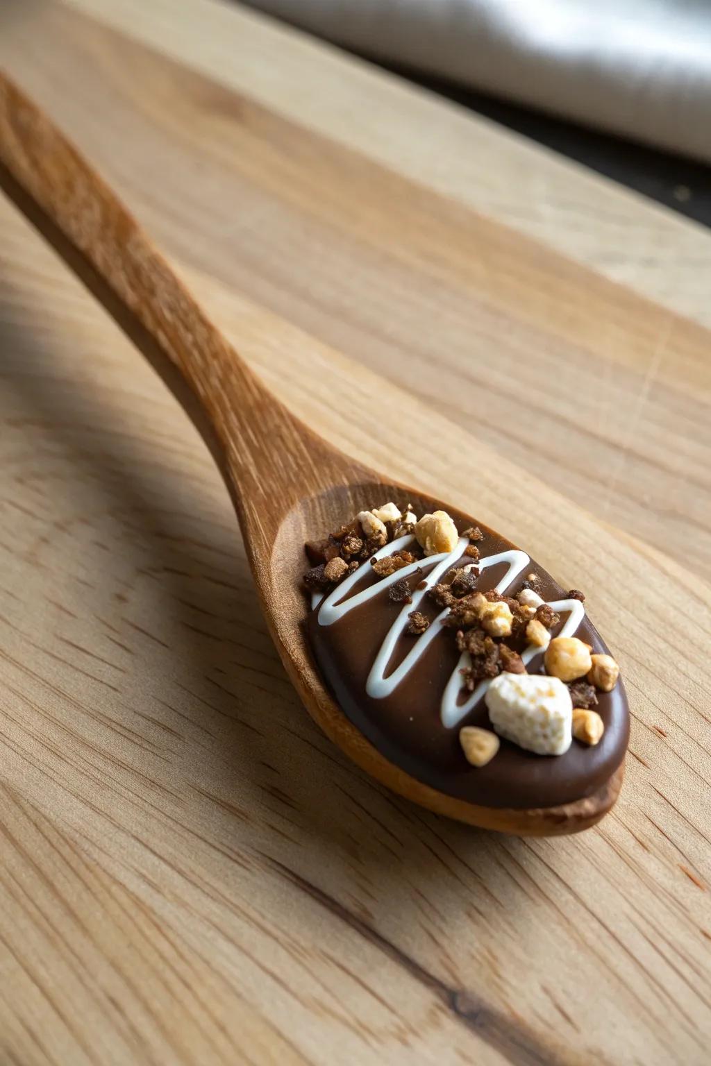 Indulge in the art of gifting with these artisanal hot chocolate stirrers—perfect for cozy winter gatherings.