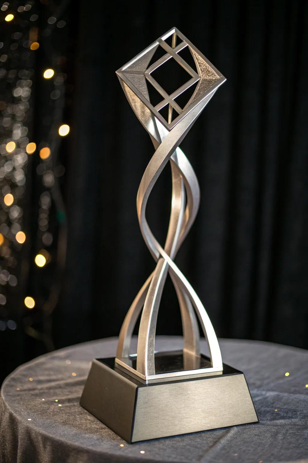 Elevate your achievements with abstract sophistication.