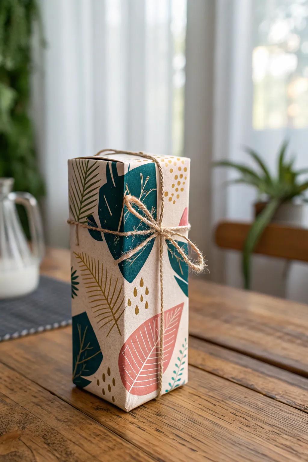 Transform ordinary drink boxes into stunning personalized gifts with a touch of Scandinavian-Boho charm.