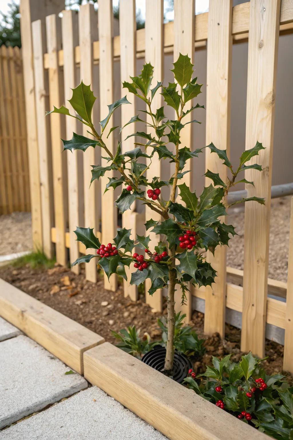 Appreciate year-round verdure with the eternal beauty of bayberry, where minimalist design meets nature's vibrant palette.